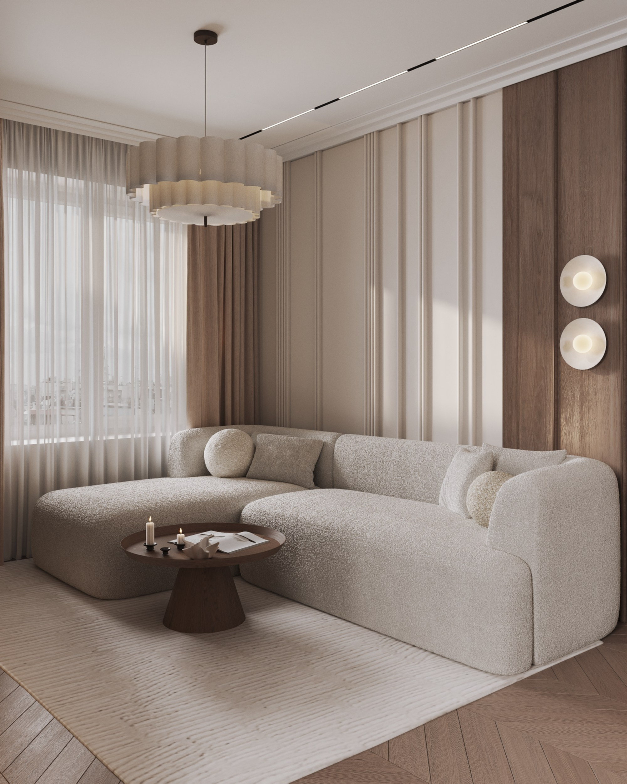 Almetievskaya | 83 m² | 2026. 3D Визуализация интерьера