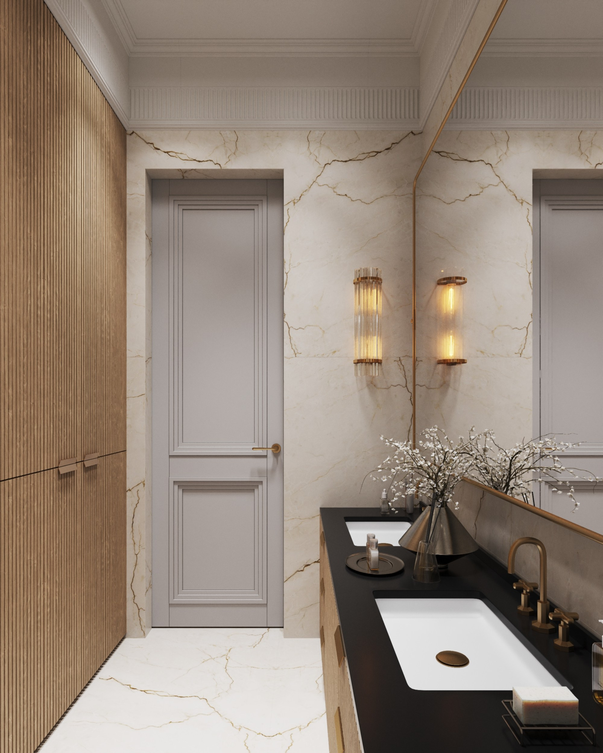 Portovaya | 119 m² | 2026. 3D Визуализация интерьера