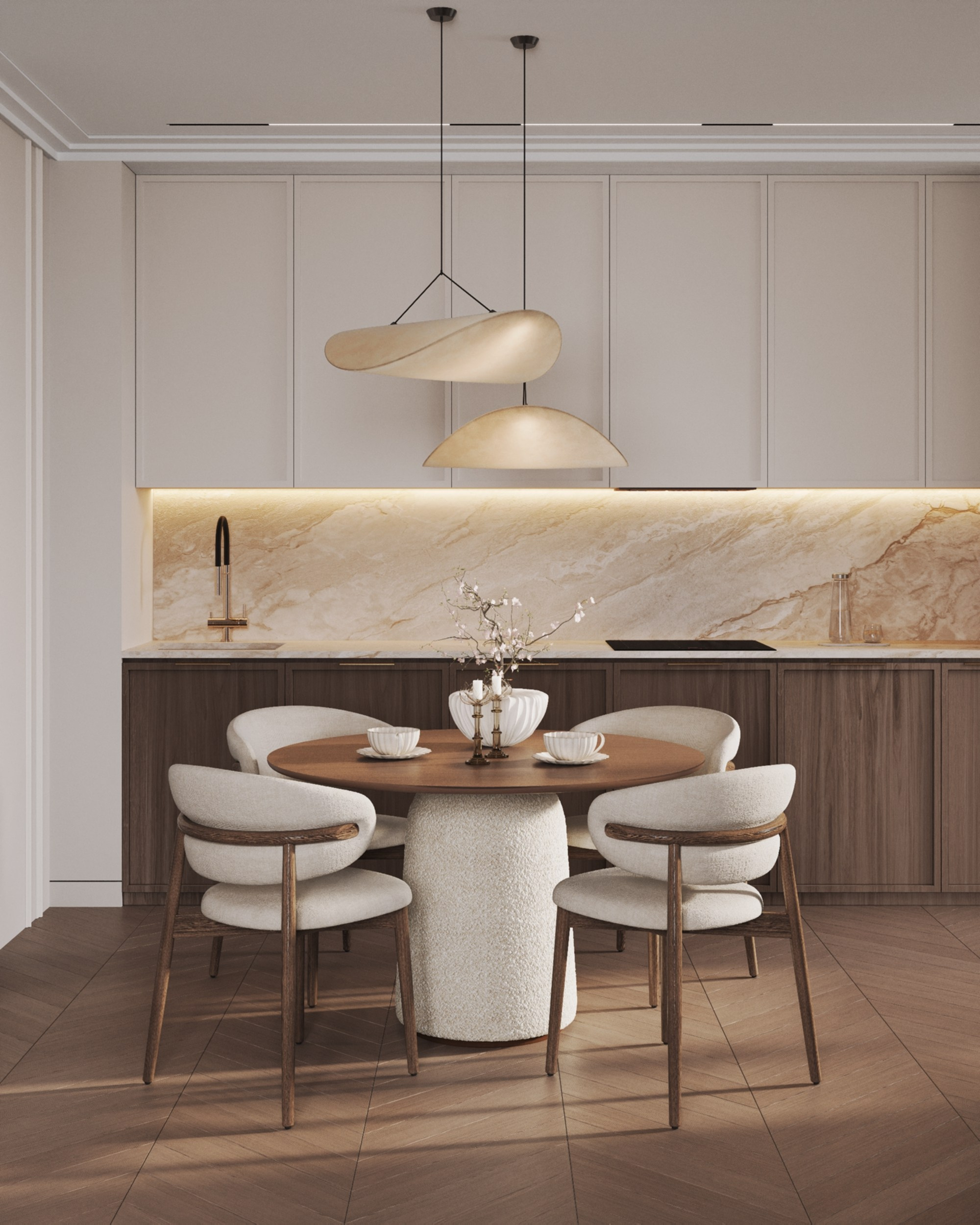 Almetievskaya | 83 m² | 2026. 3D Визуализация интерьера