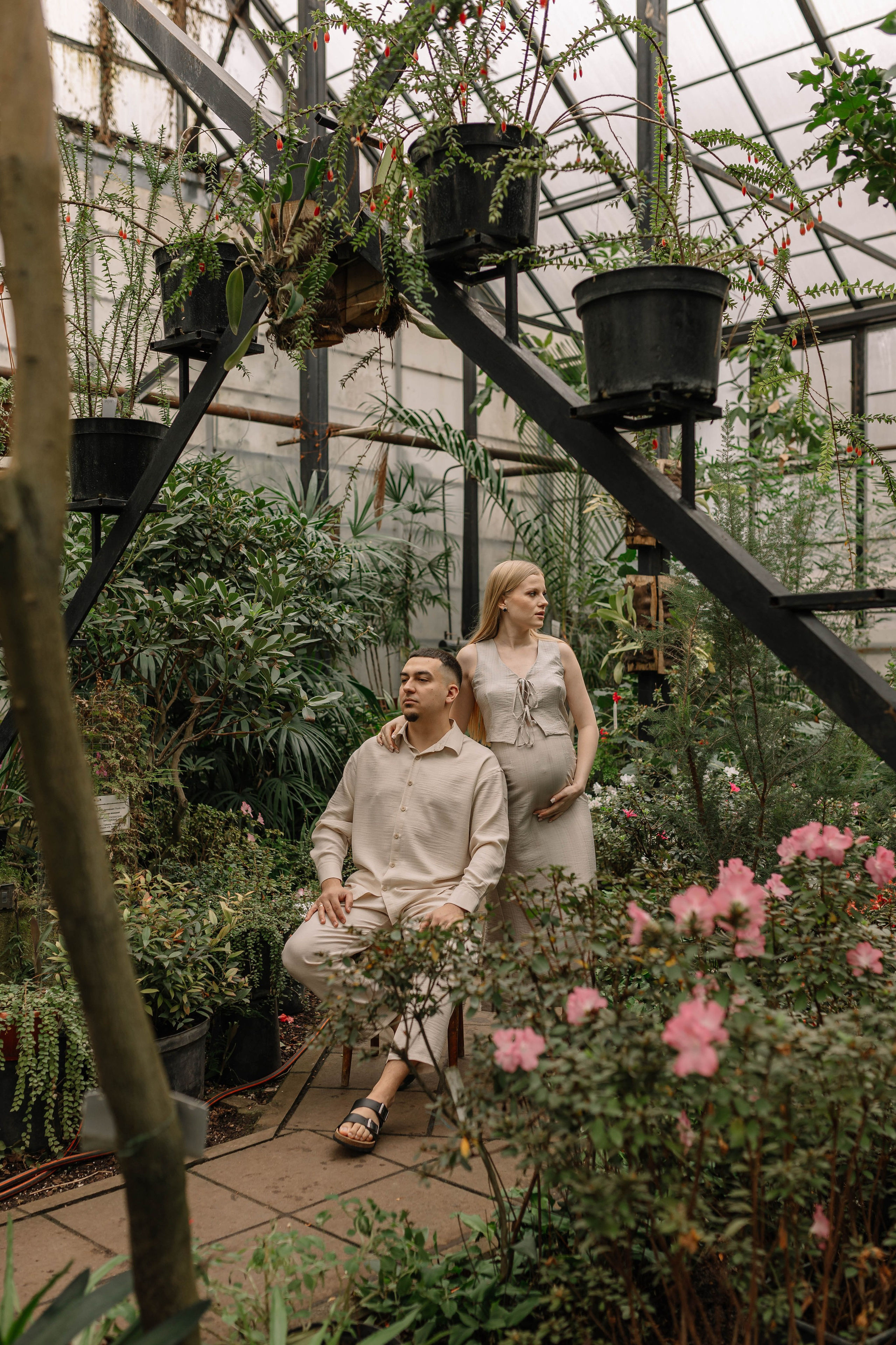 В оранжерее. Фотограф Александра Кузнецова