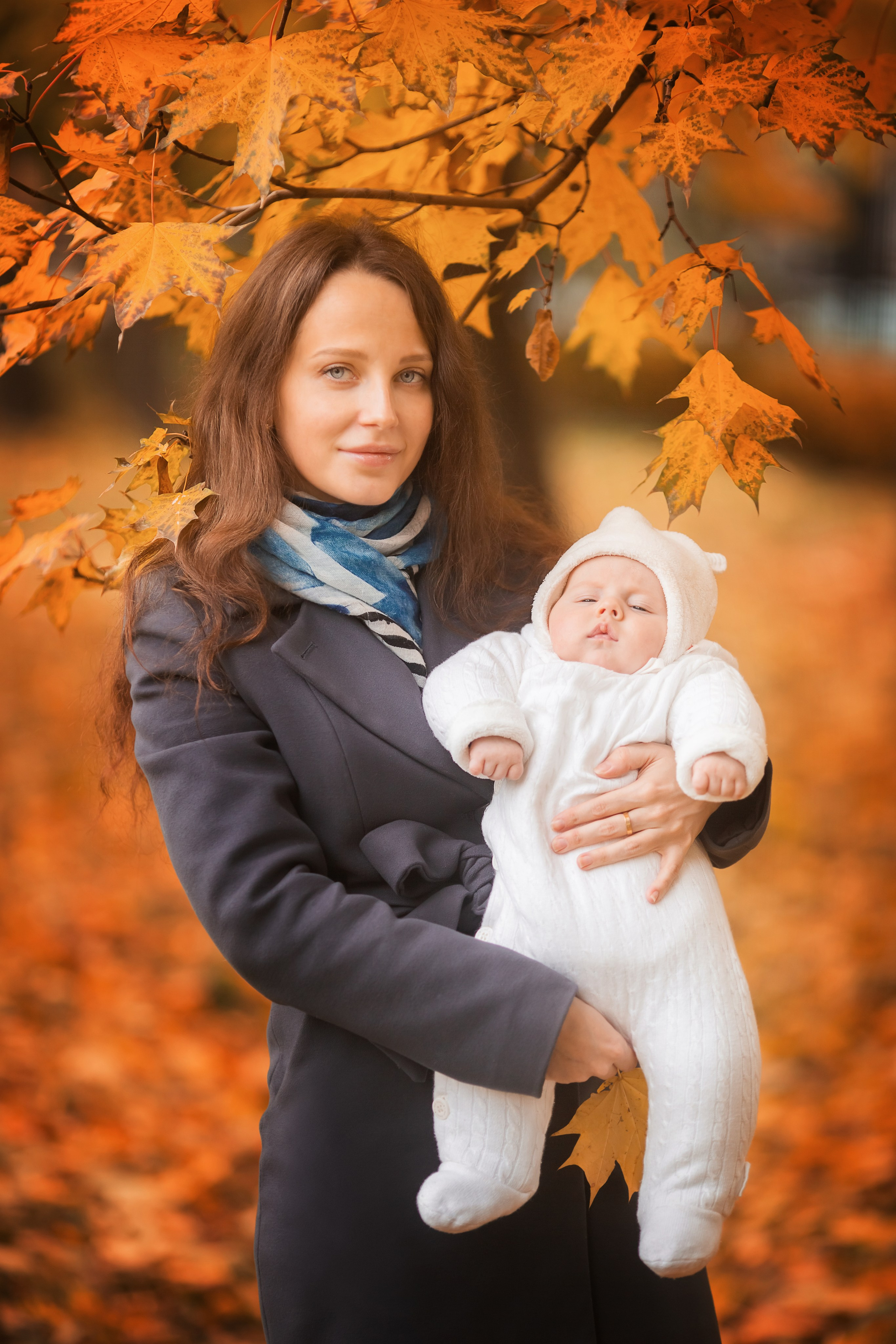 Осенняя семейная фотосессия. צלם ואמן ילדים ומשפחה