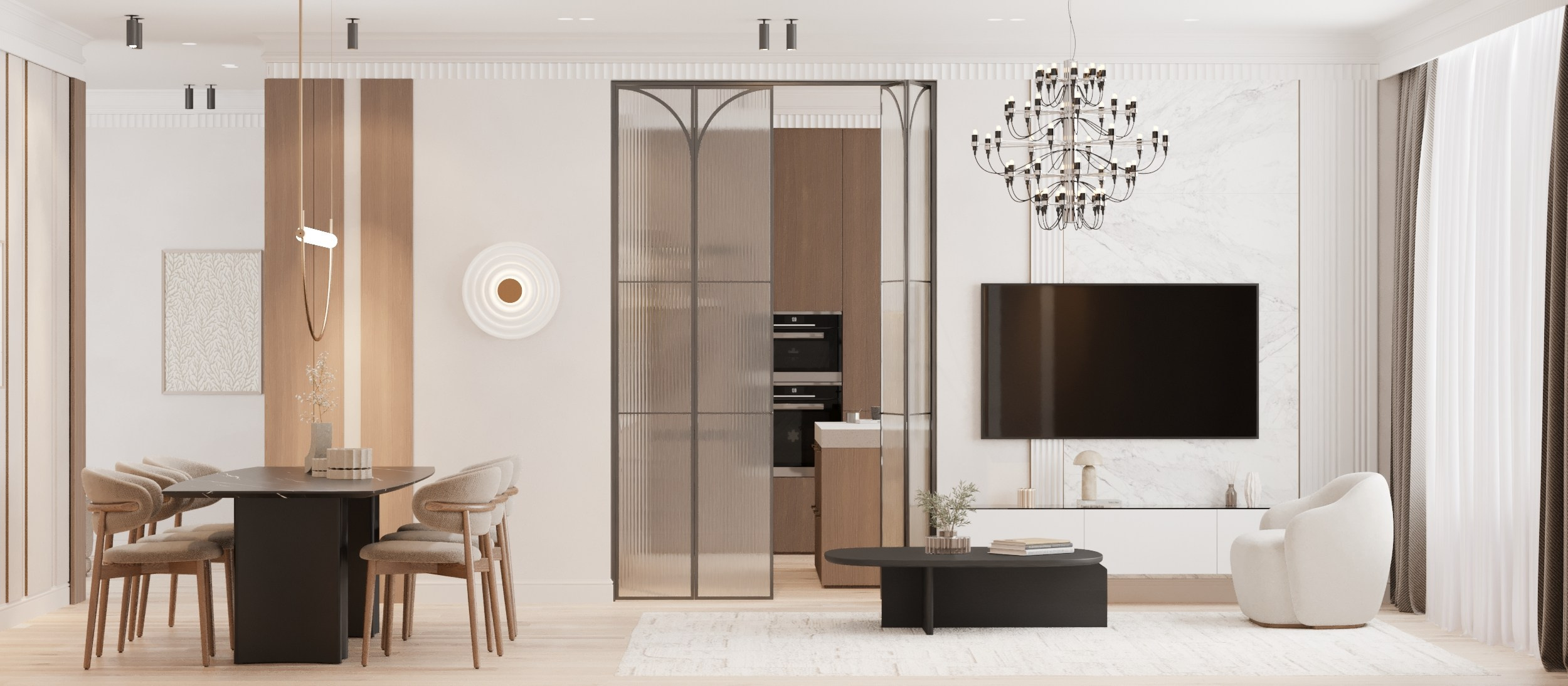 Квартира Алмата. Дизайнер интерьера в Москве Екатерина Шаймердинова