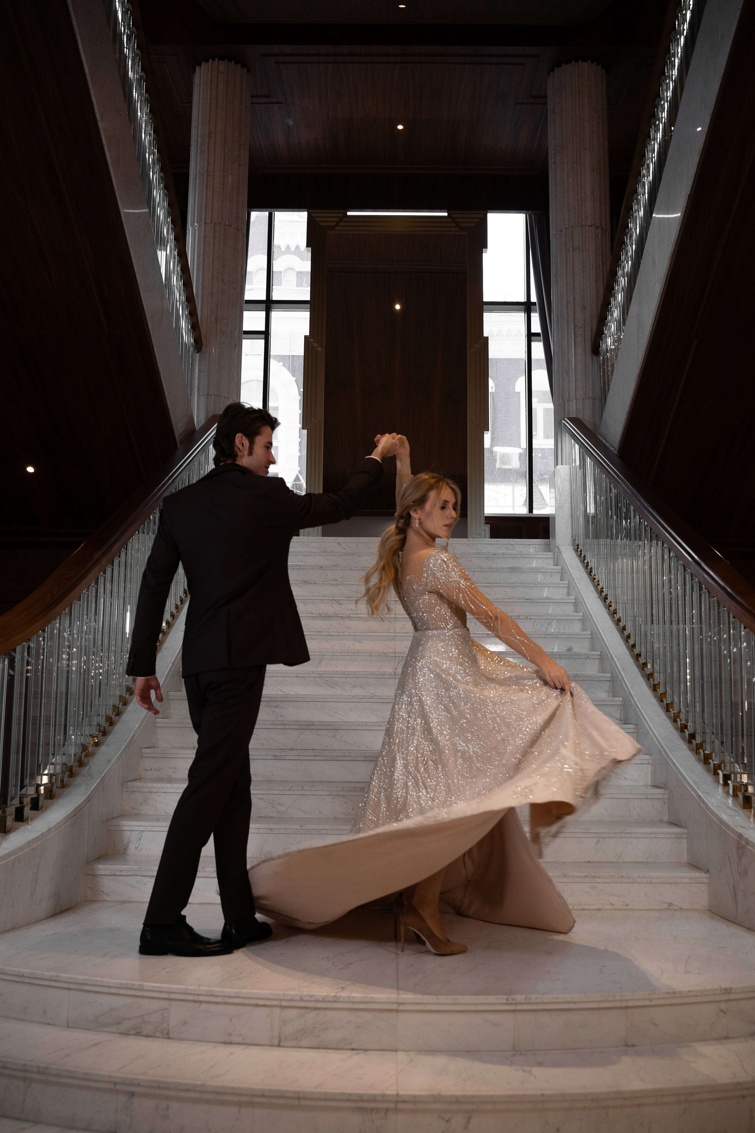 Свадебная фотосессия в отеле Марриотт Империал Плаза Москва