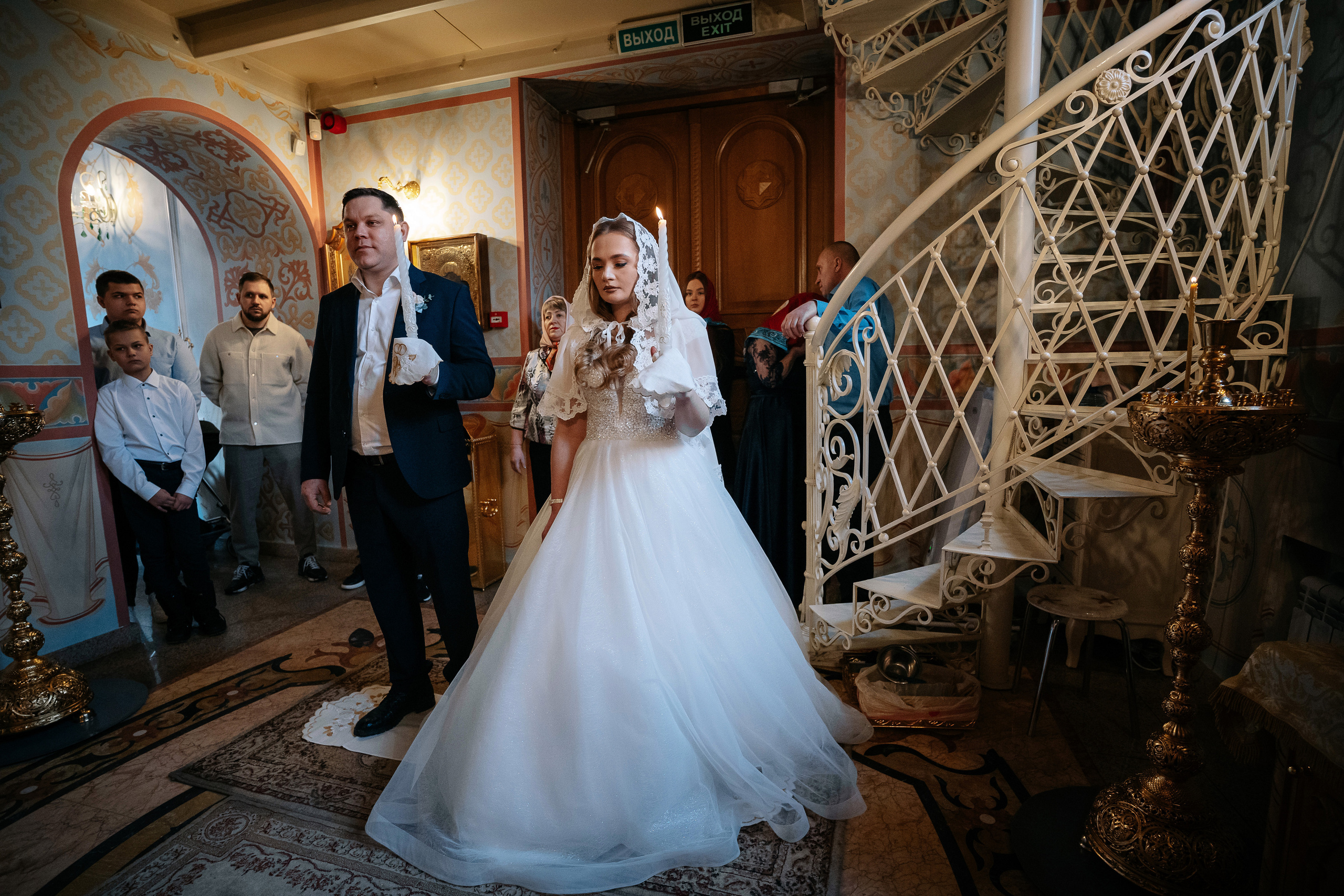 Таинство Венчания в ХРАМЕ БЛАЖЕННОЙ МАТРОНЫ, фотограф на венчание