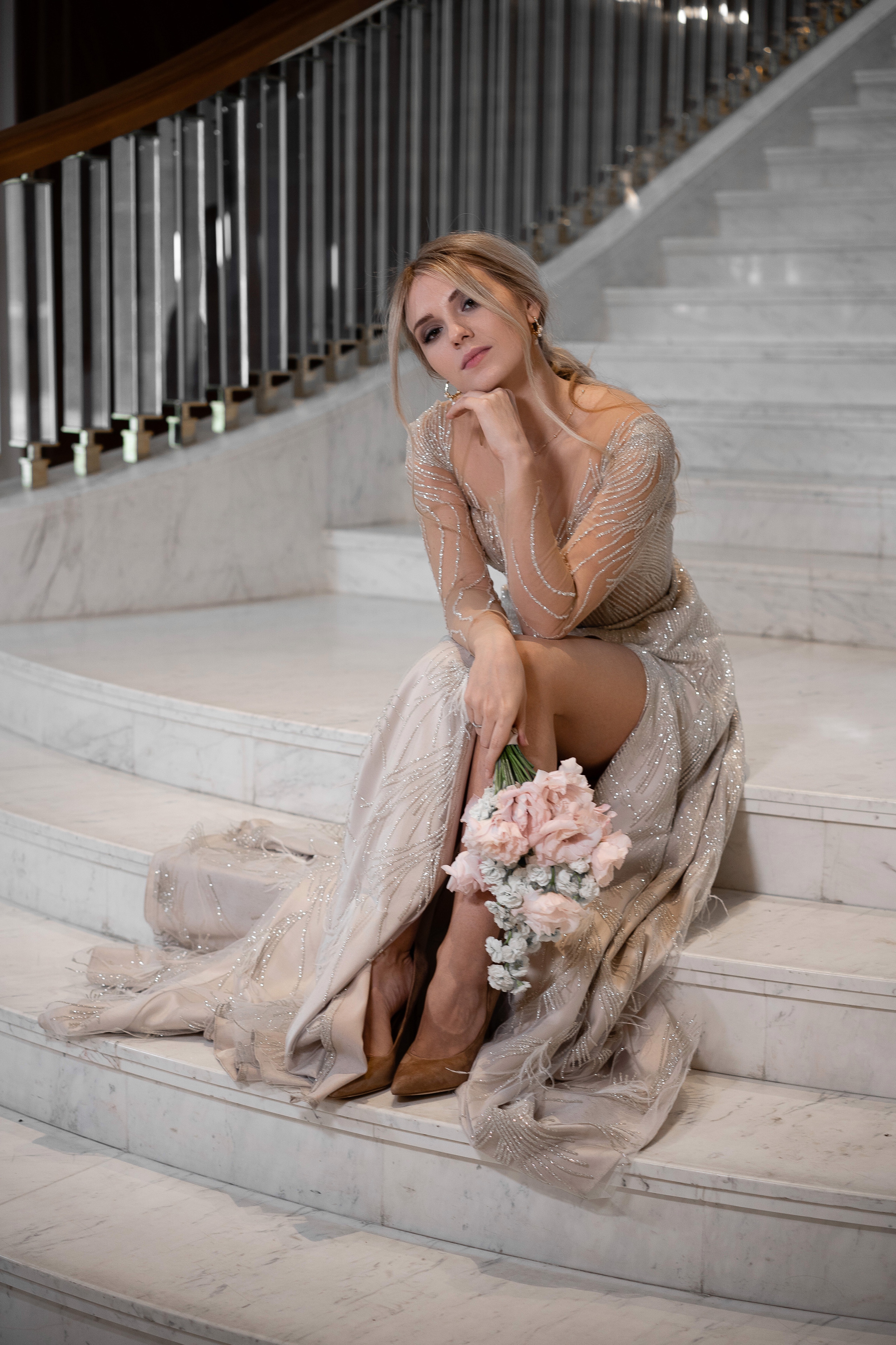 Свадебная фотосессия в отеле Марриотт Империал Плаза Москва