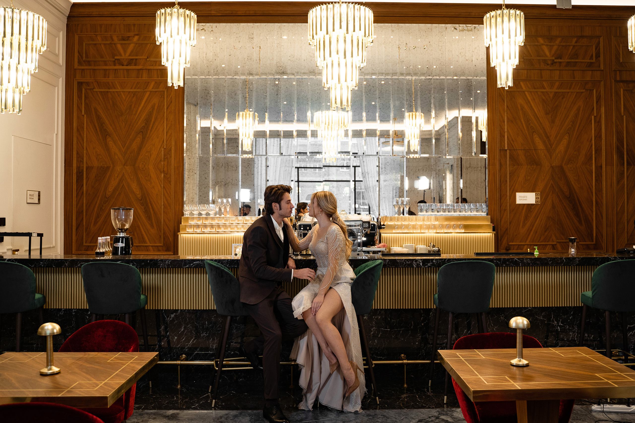 Свадебная фотосессия в отеле Марриотт Империал Плаза Москва