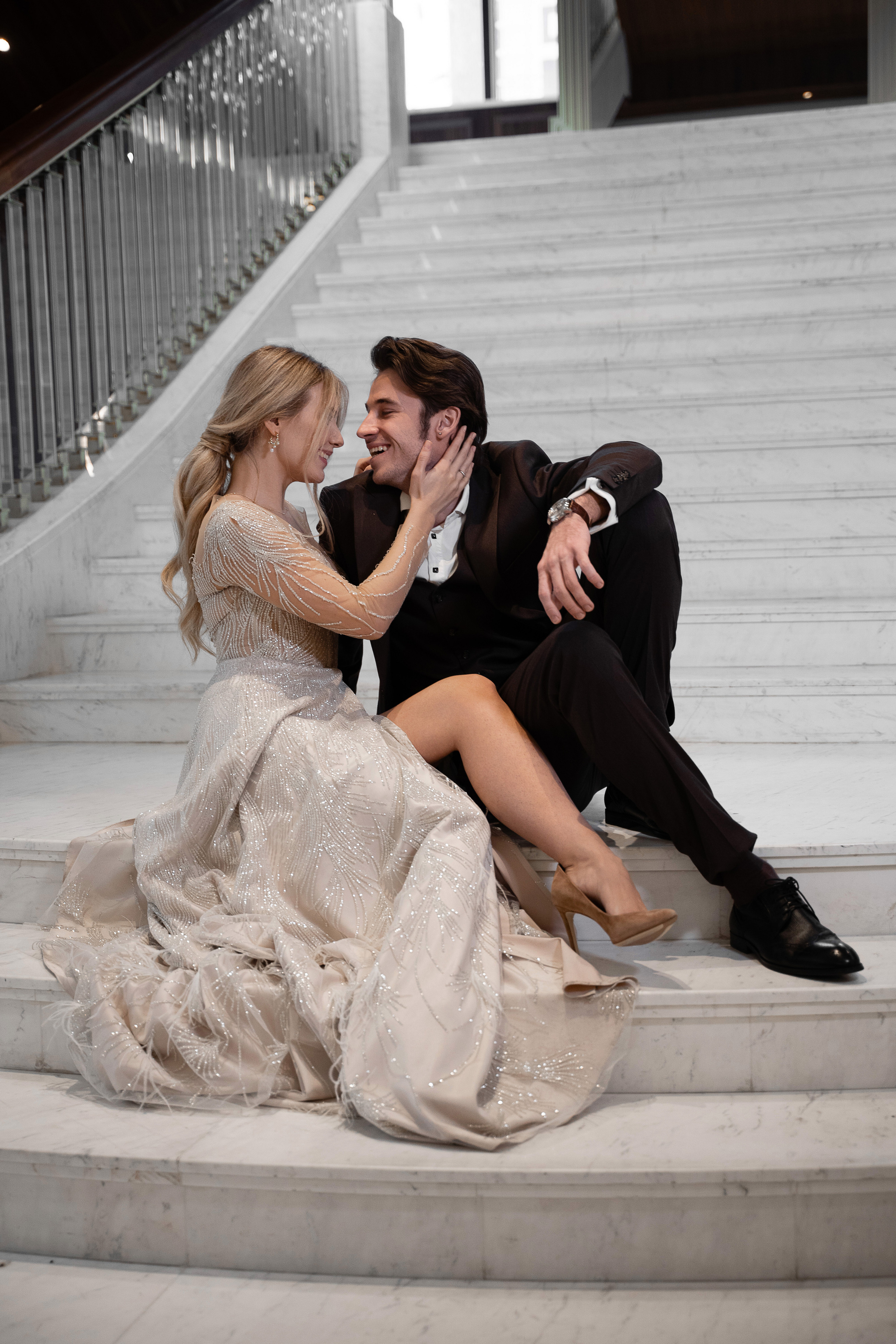 Свадебная фотосессия в отеле Марриотт Империал Плаза Москва