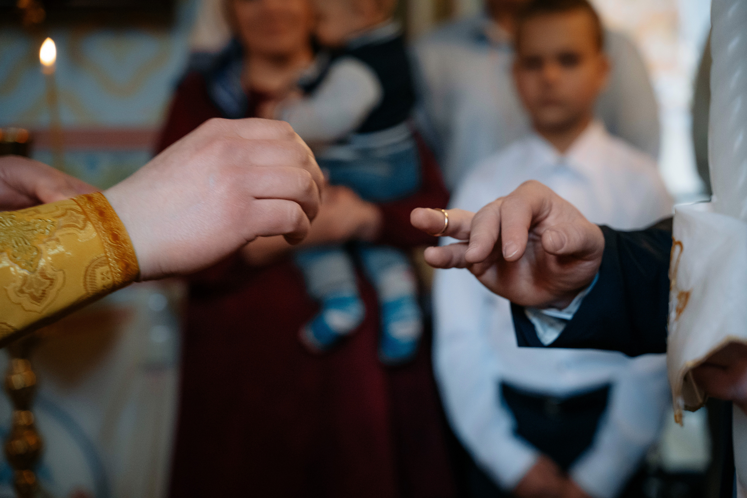 Таинство Венчания в ХРАМЕ БЛАЖЕННОЙ МАТРОНЫ, фотограф на венчание