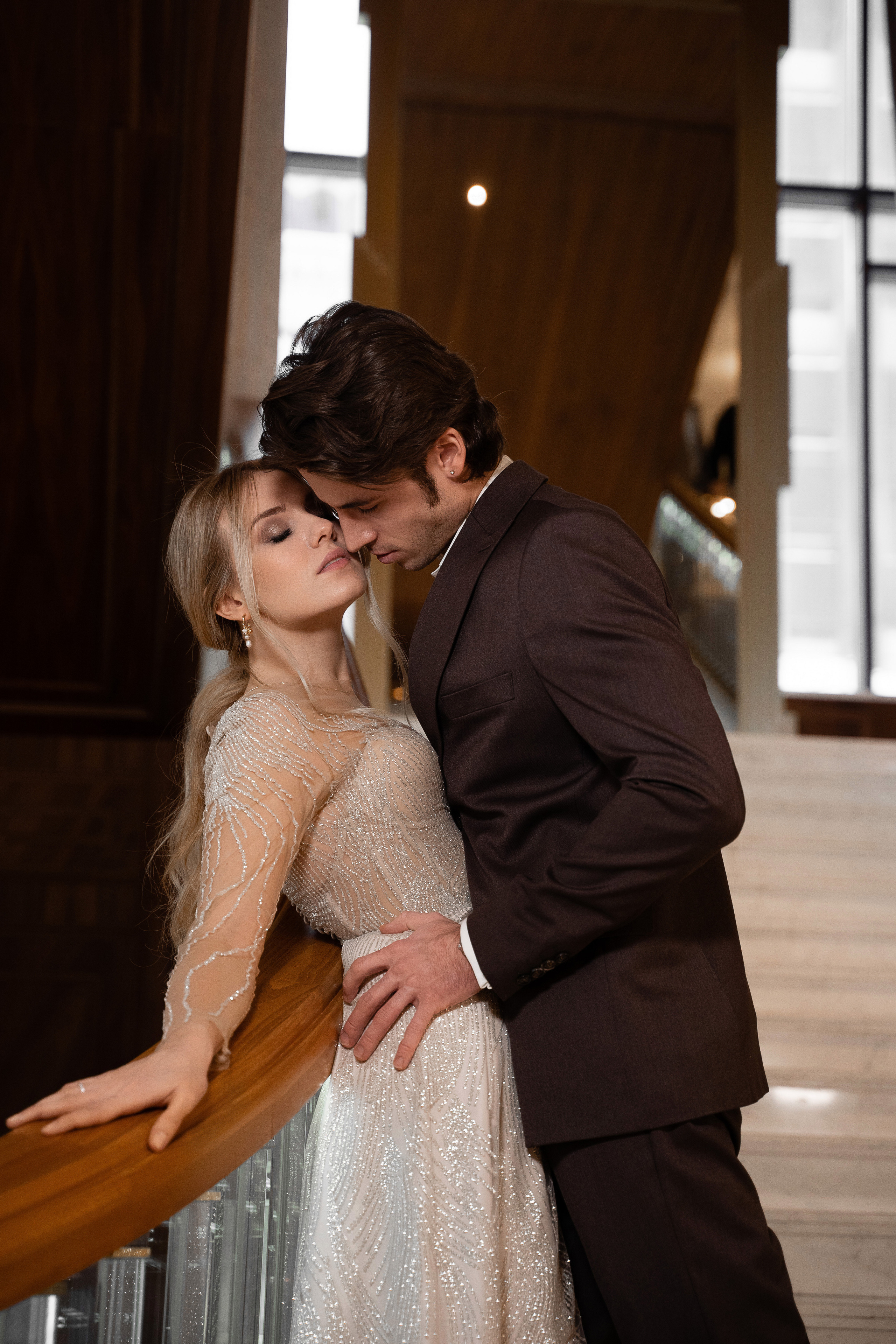 Свадебная фотосессия в отеле Марриотт Империал Плаза Москва