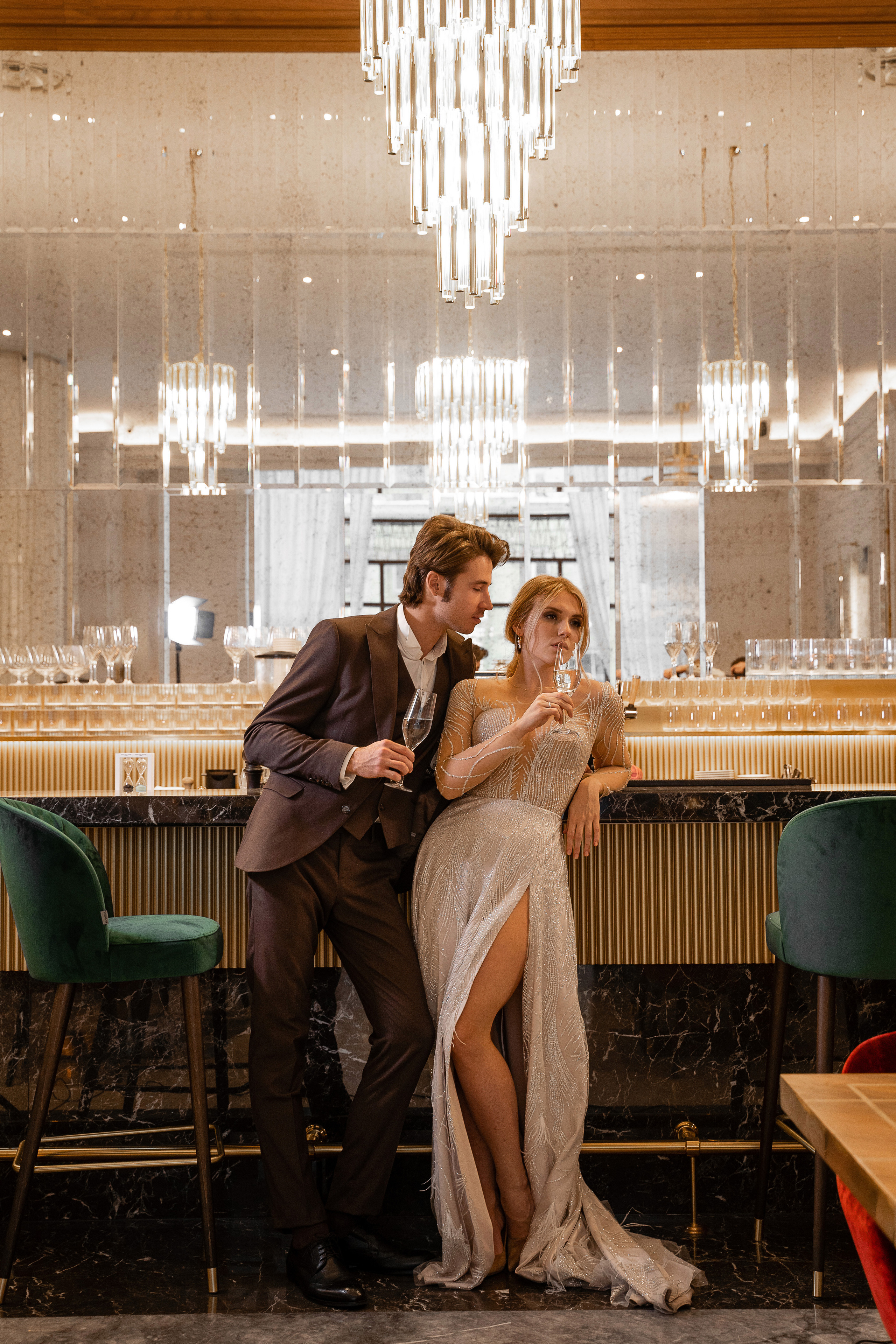 Свадебная фотосессия в отеле Марриотт Империал Плаза Москва