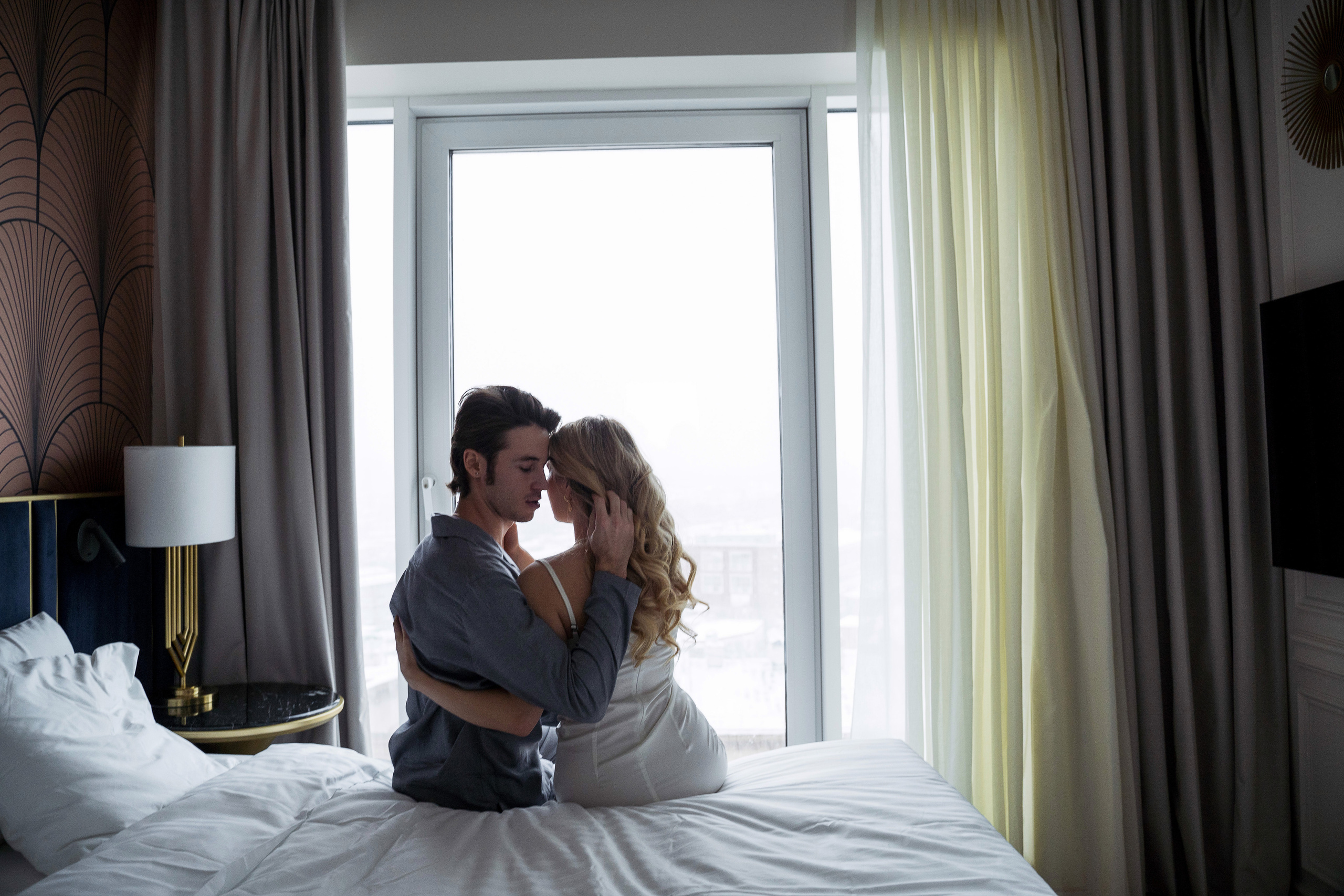 Свадебная фотосессия в отеле Марриотт Империал Плаза Москва