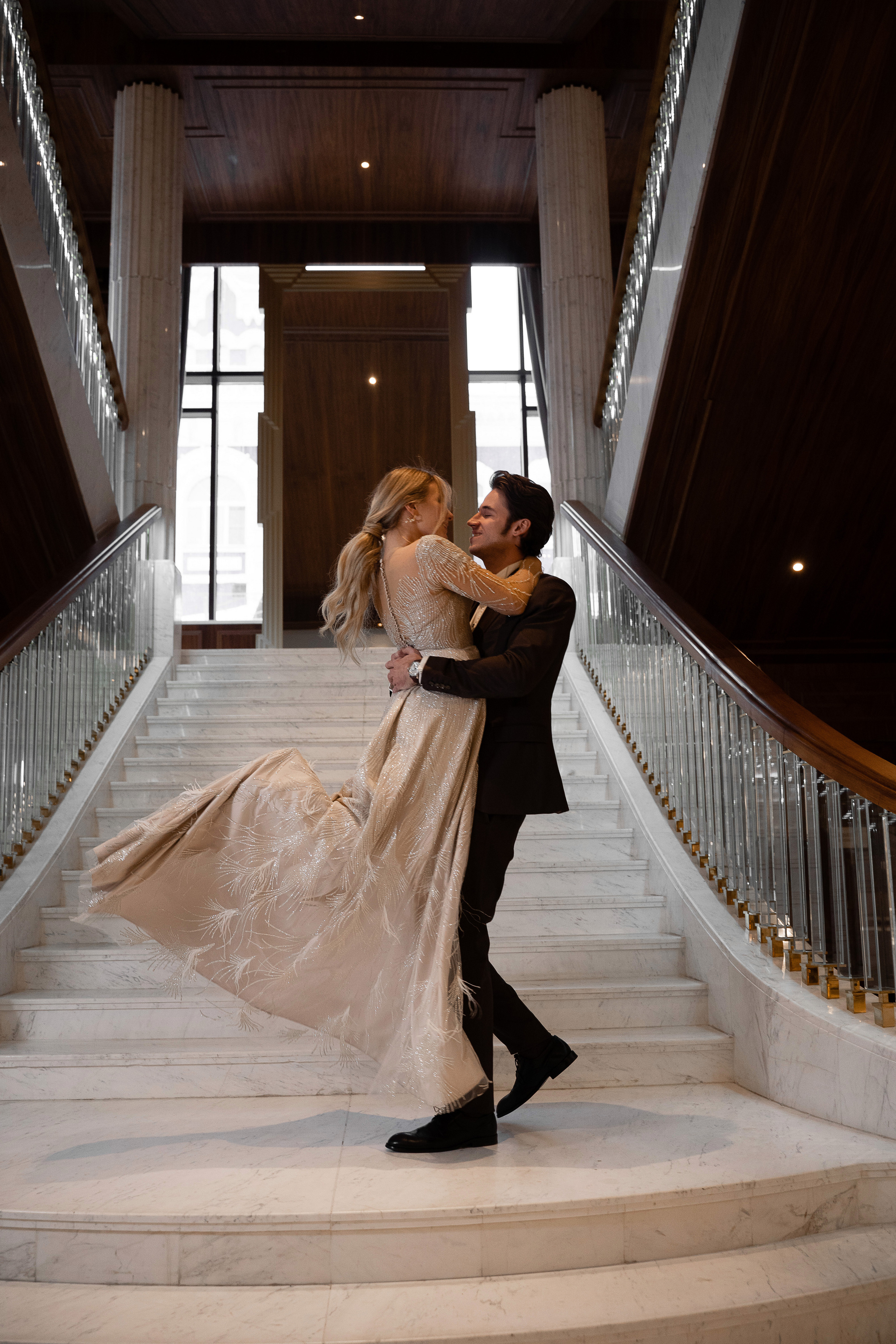 Свадебная фотосессия в отеле Марриотт Империал Плаза Москва