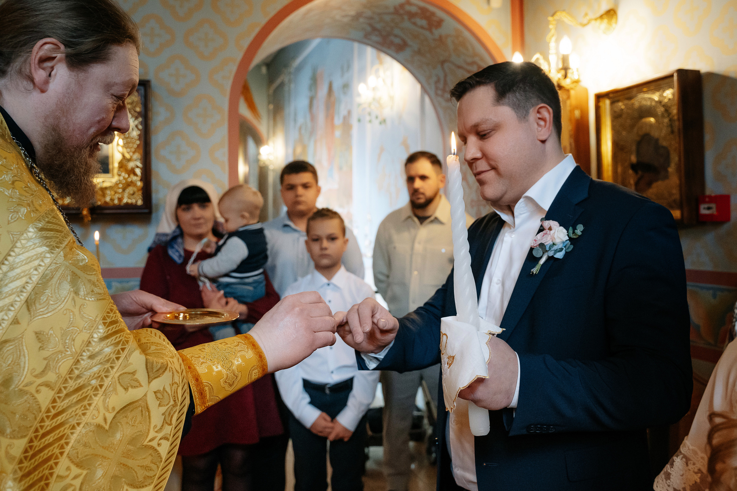 Таинство Венчания в ХРАМЕ БЛАЖЕННОЙ МАТРОНЫ, фотограф на венчание