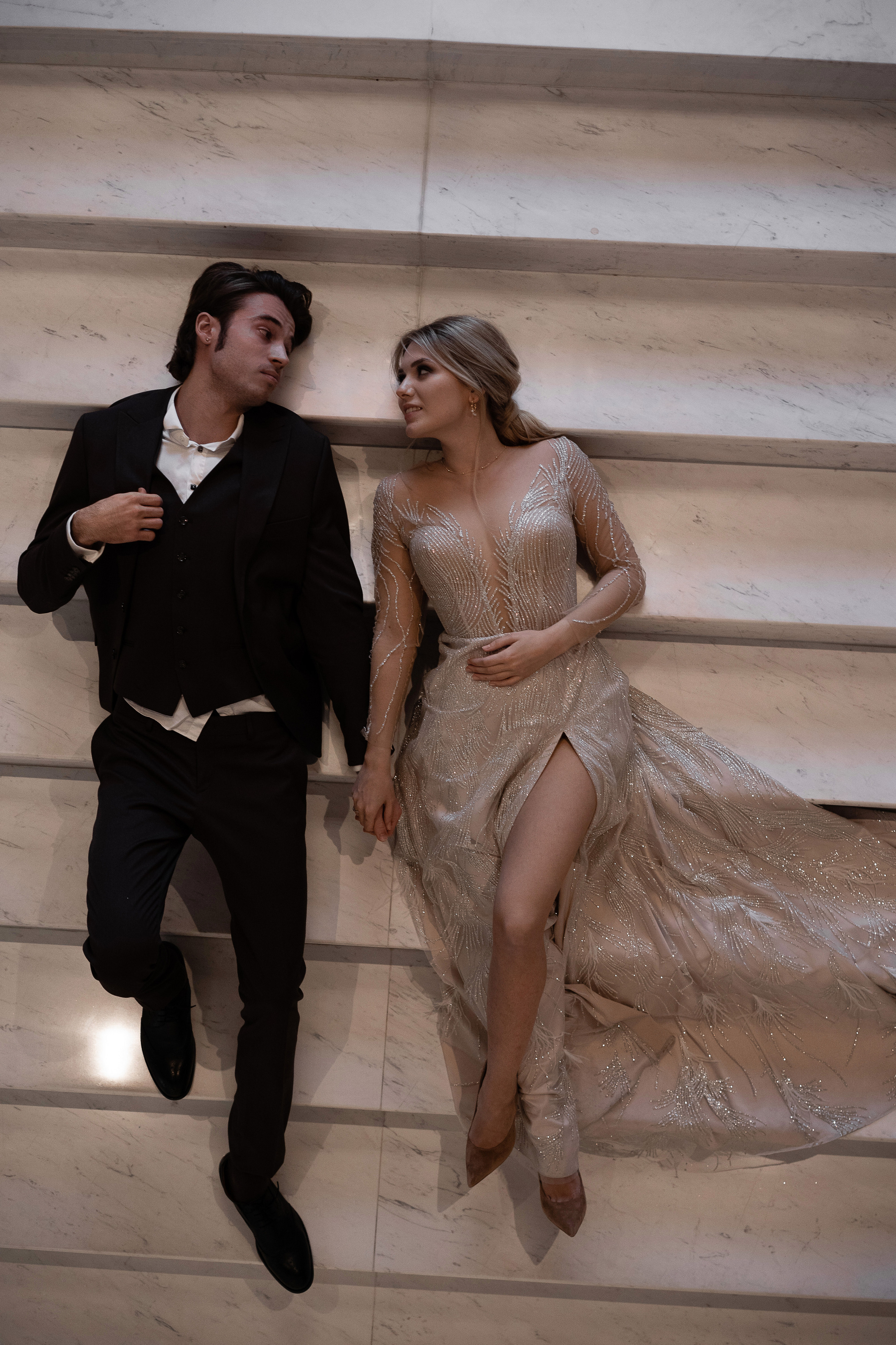 Свадебная фотосессия в отеле Марриотт Империал Плаза Москва