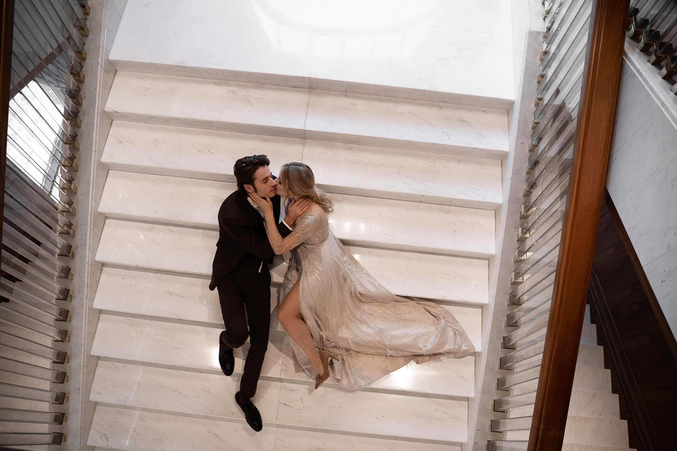 Свадебная фотосессия в отеле Марриотт Империал Плаза Москва