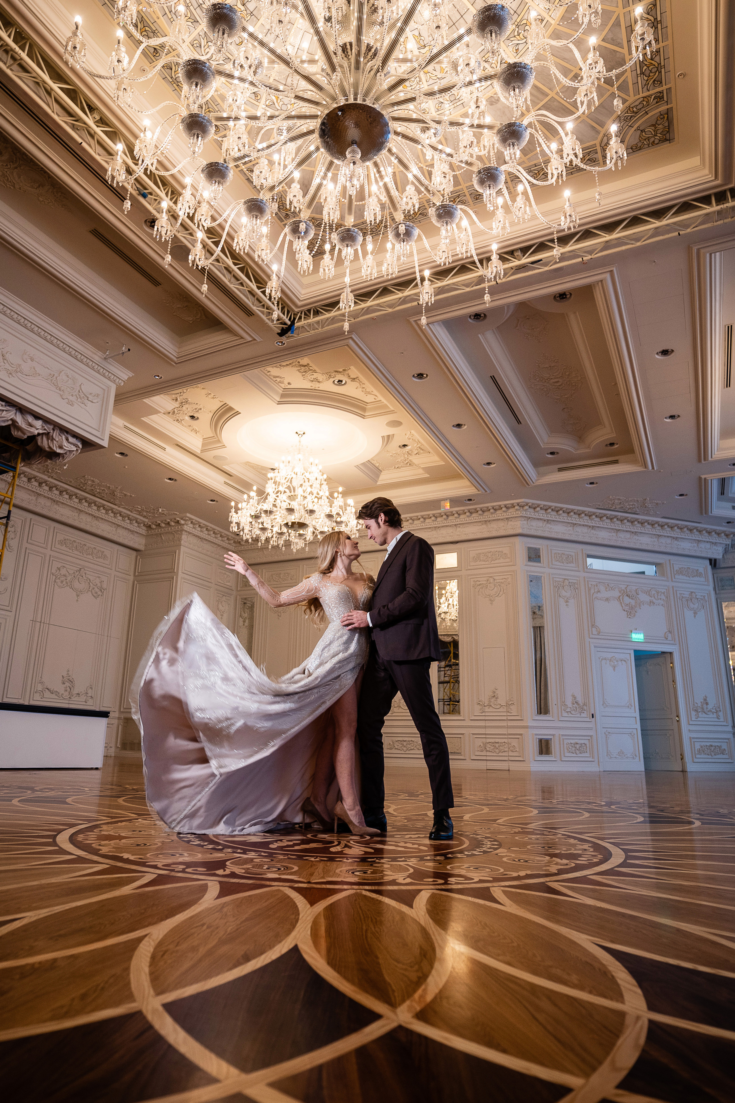 Свадебная фотосессия в отеле Марриотт Империал Плаза Москва
