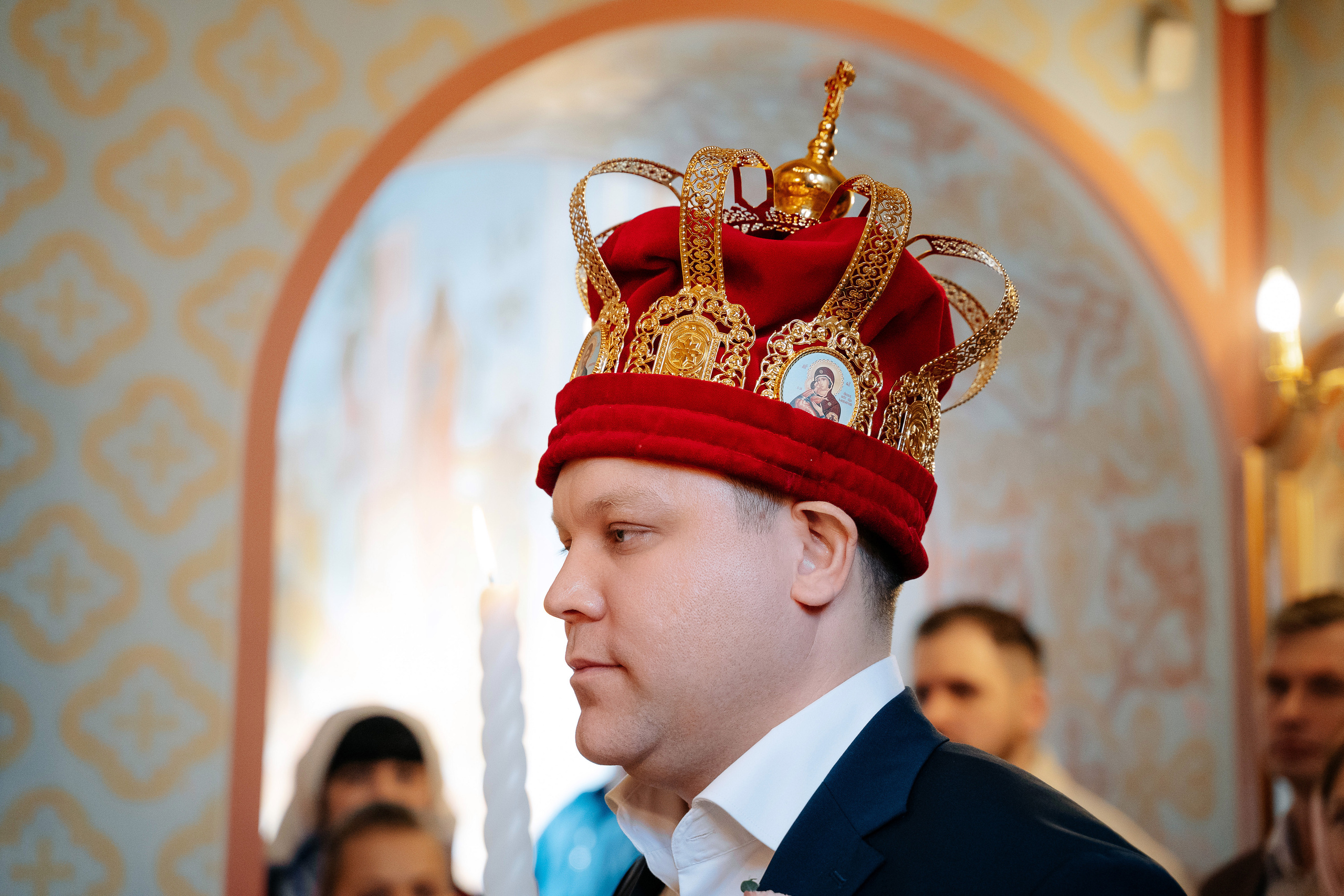 Таинство Венчания в ХРАМЕ БЛАЖЕННОЙ МАТРОНЫ, фотограф на венчание