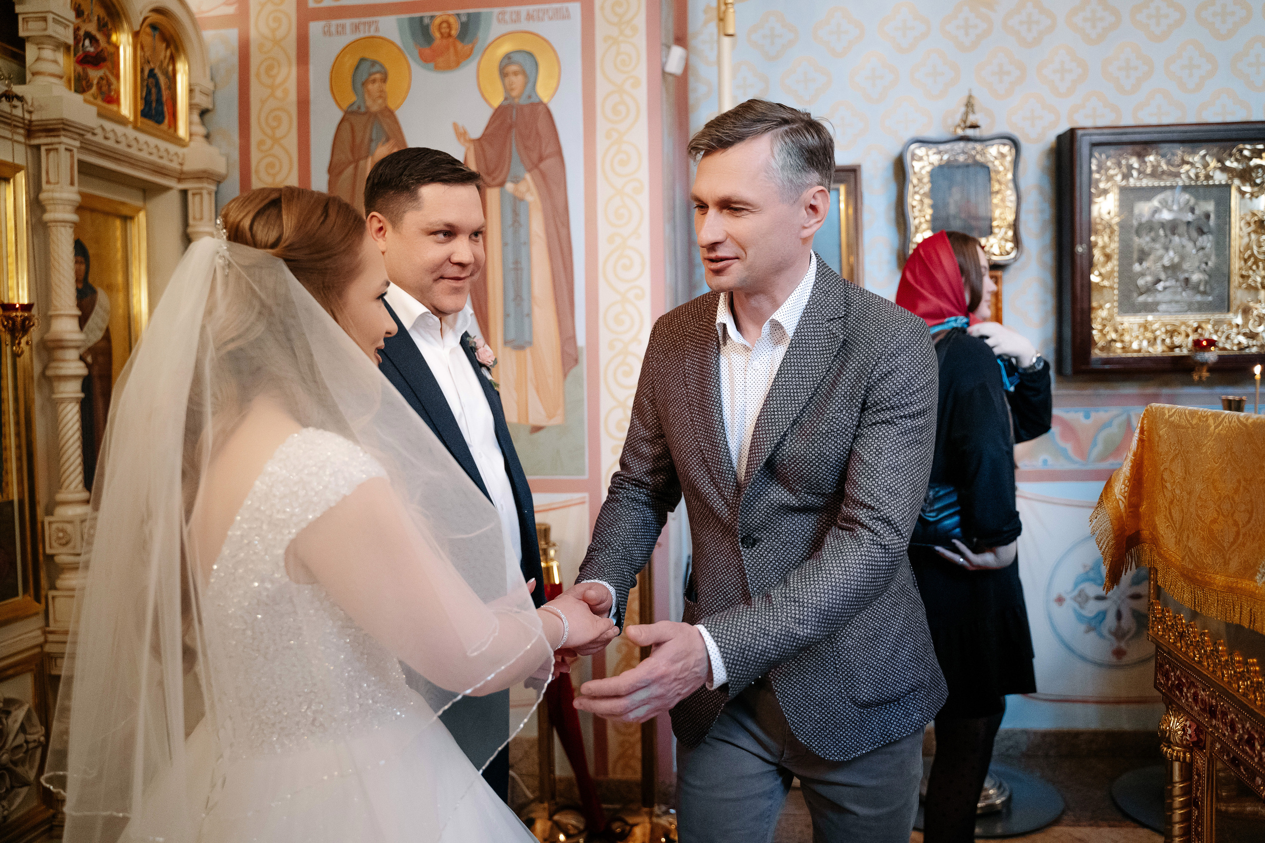 Таинство Венчания в ХРАМЕ БЛАЖЕННОЙ МАТРОНЫ, фотограф на венчание