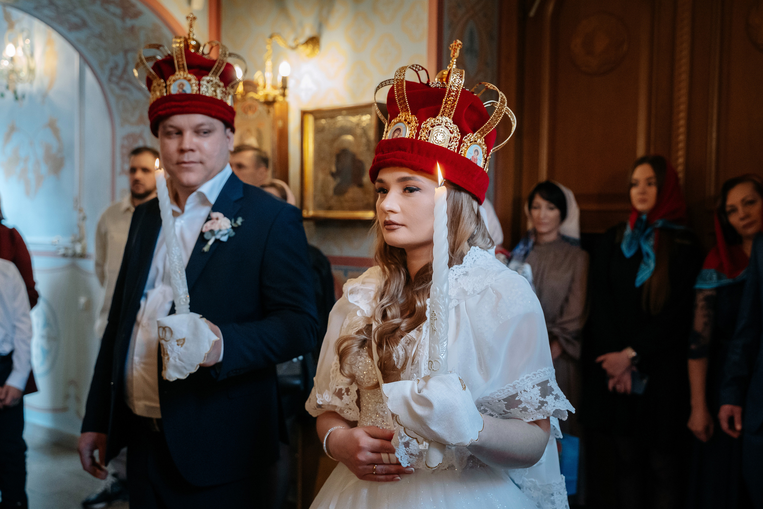 Таинство Венчания в ХРАМЕ БЛАЖЕННОЙ МАТРОНЫ, фотограф на венчание
