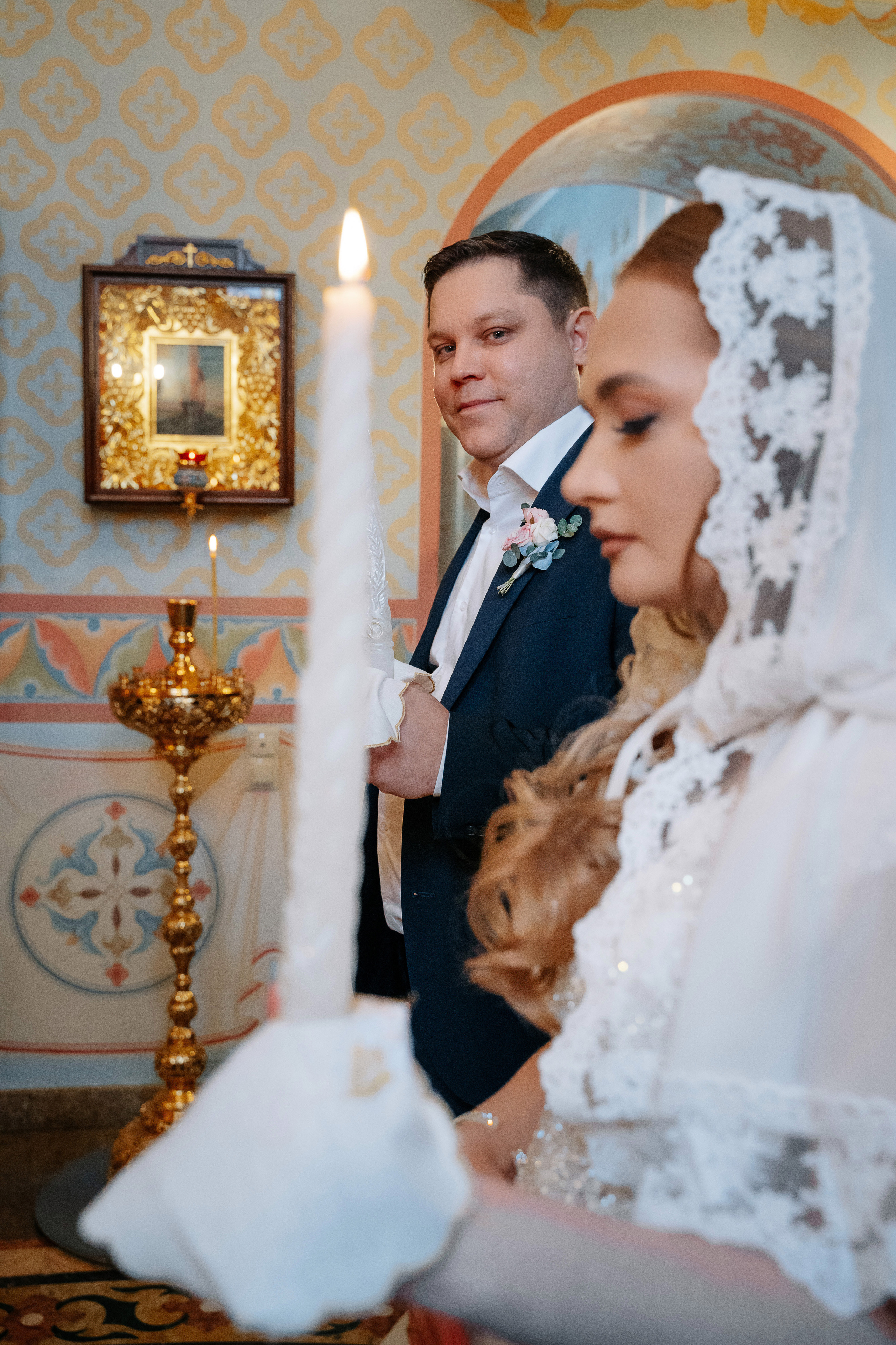 Таинство Венчания в ХРАМЕ БЛАЖЕННОЙ МАТРОНЫ, фотограф на венчание