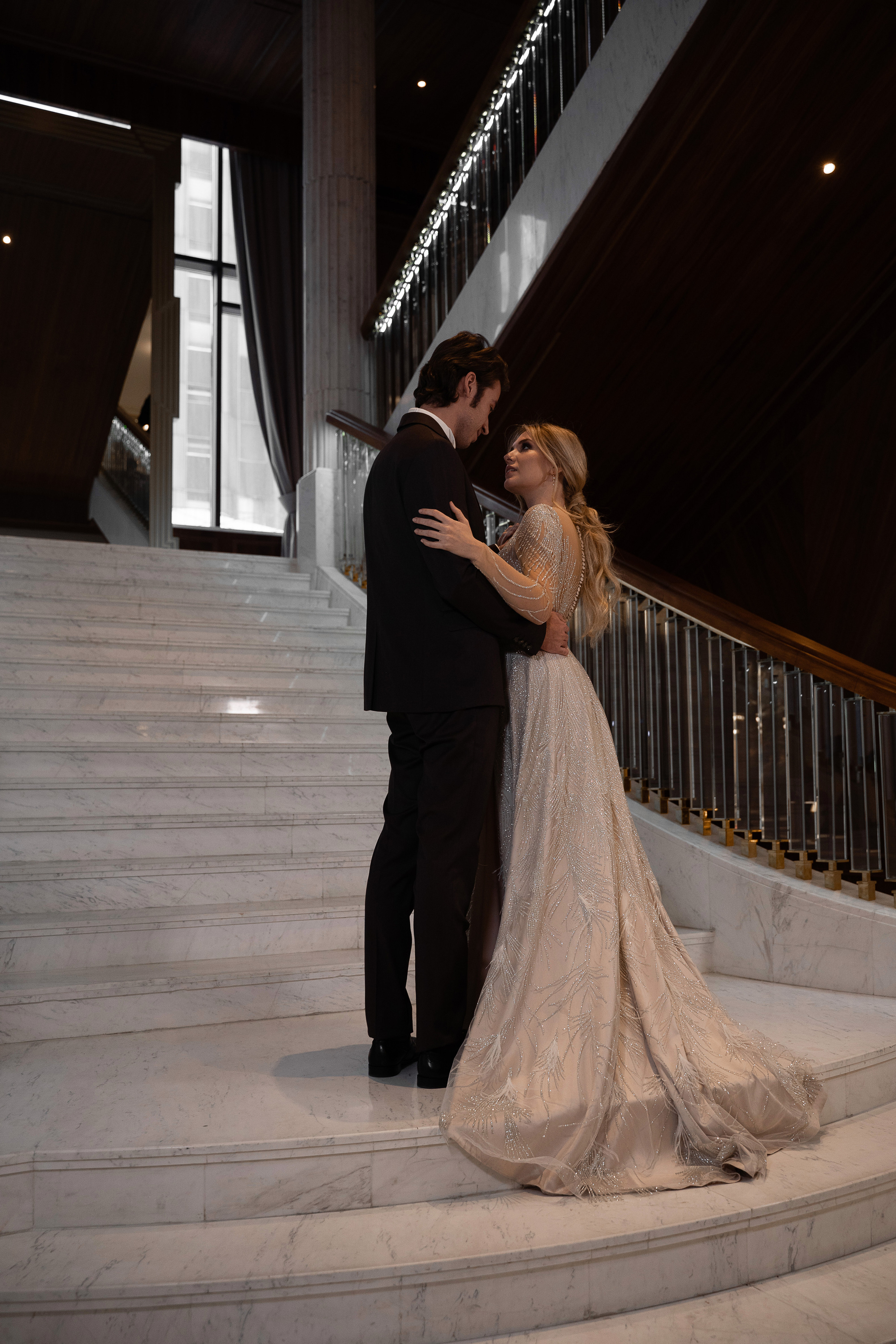 Свадебная фотосессия в отеле Марриотт Империал Плаза Москва