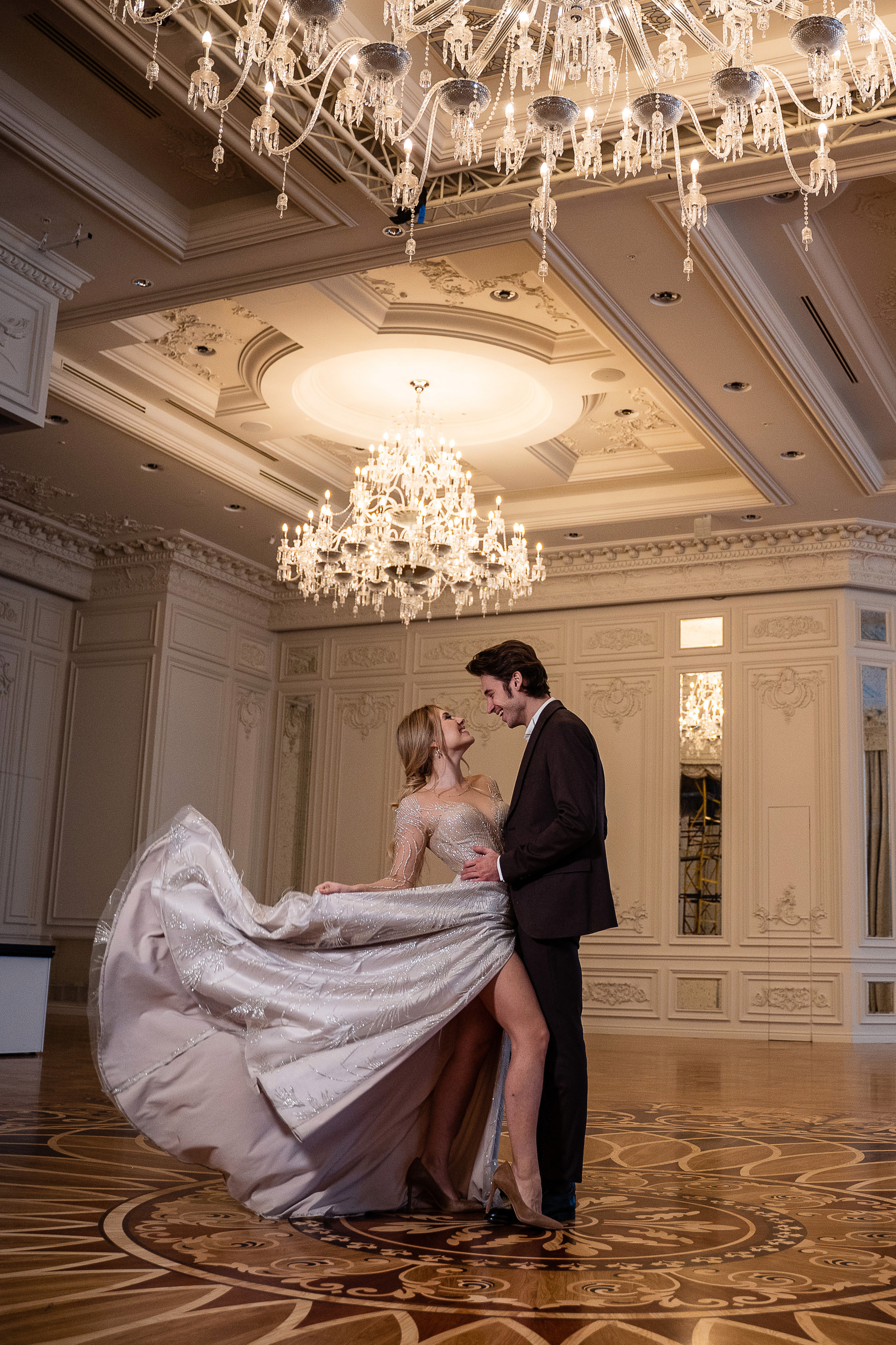 Свадебная фотосессия в отеле Марриотт Империал Плаза Москва