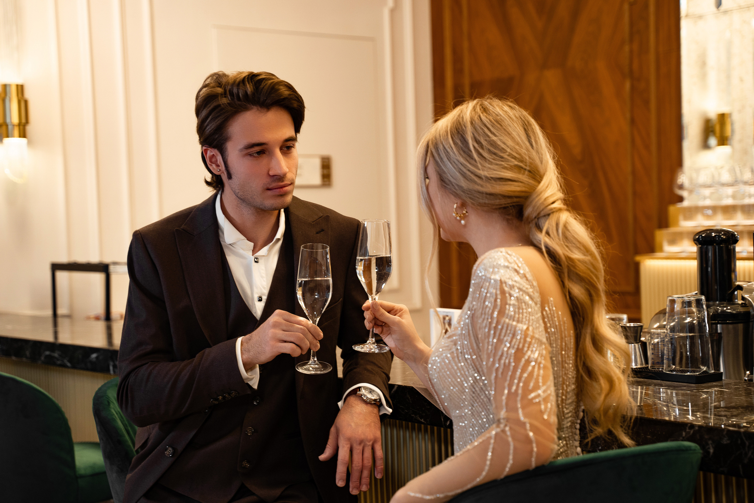 Свадебная фотосессия в отеле Марриотт Империал Плаза Москва