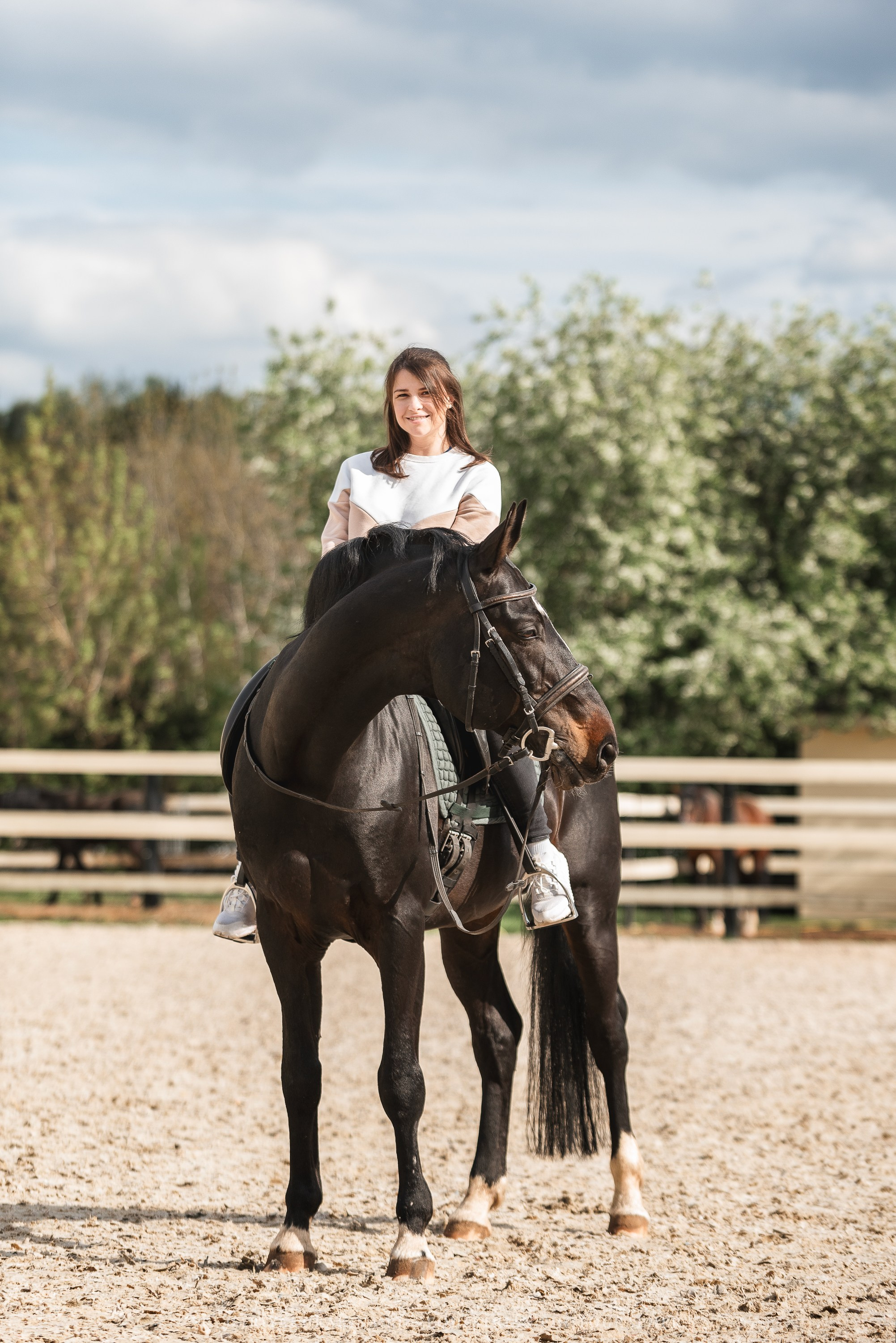 Ира, Боря и Ника с Кливом, HORSIO. Конный фотограф Куракина Дарья • Фотосессии с лошадьми