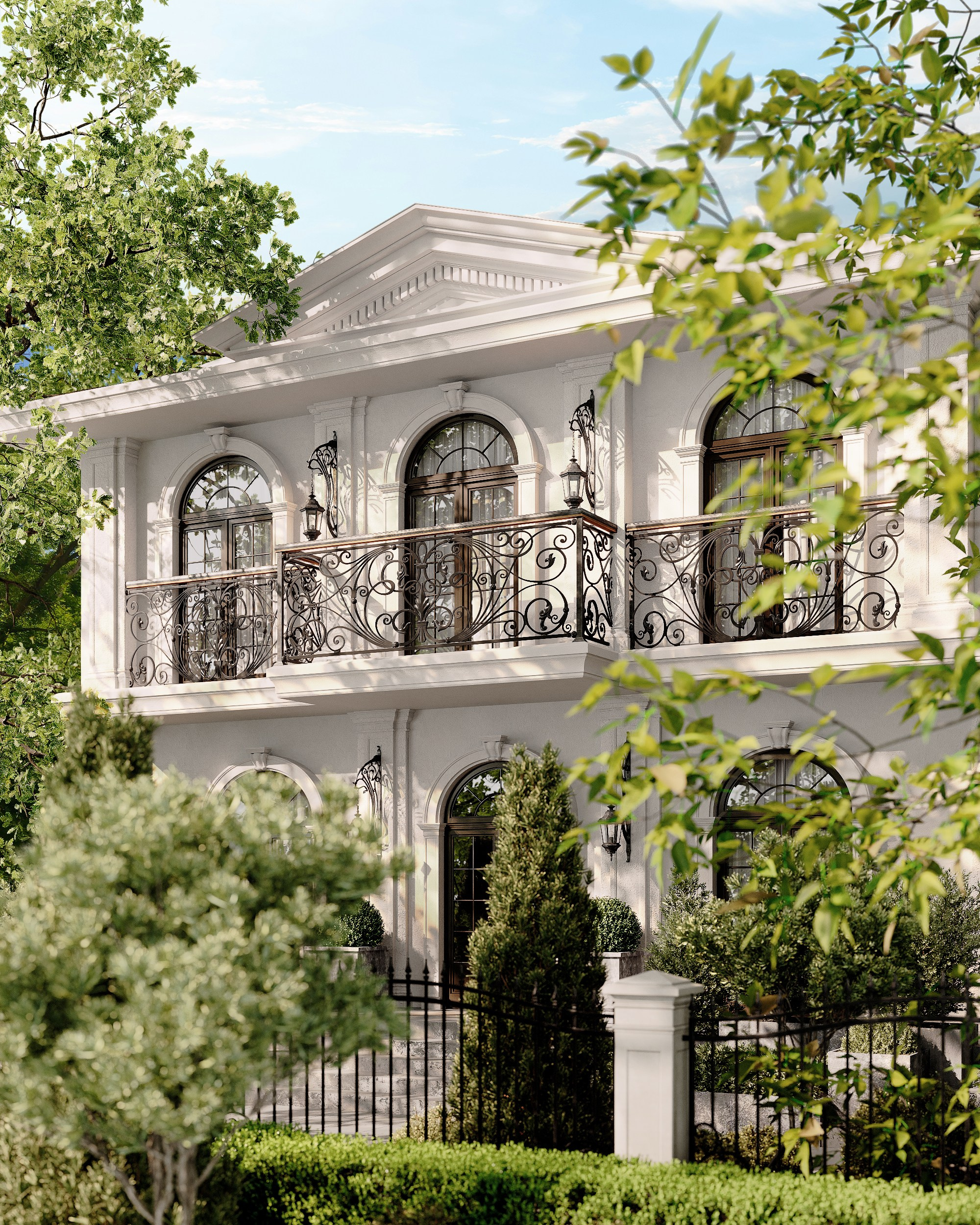 Melbourne-style house. Solovets visualization