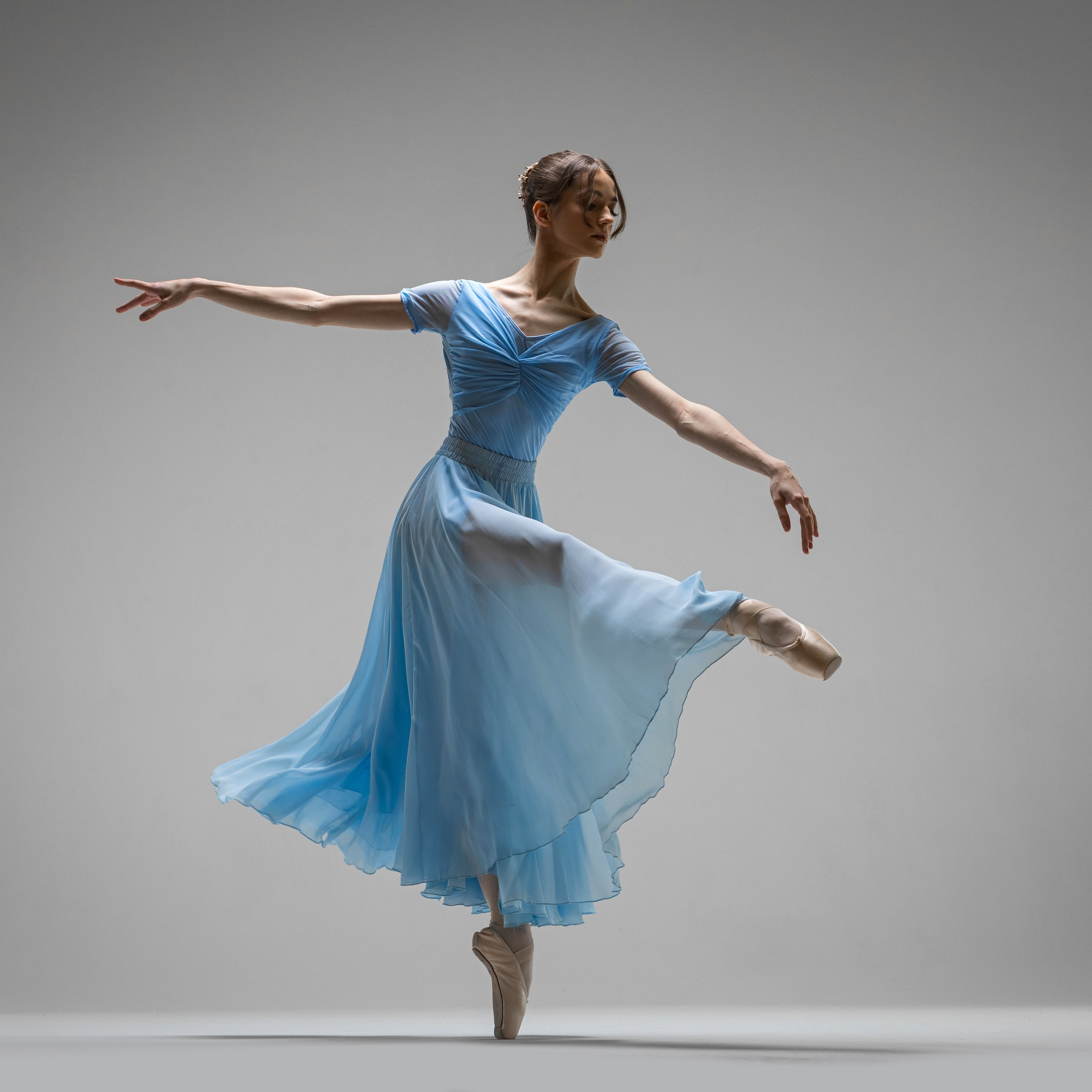 Балетная съёмка на белой циклораме и фонах. Балетный фотограф Алина Ханько — Душа Балета