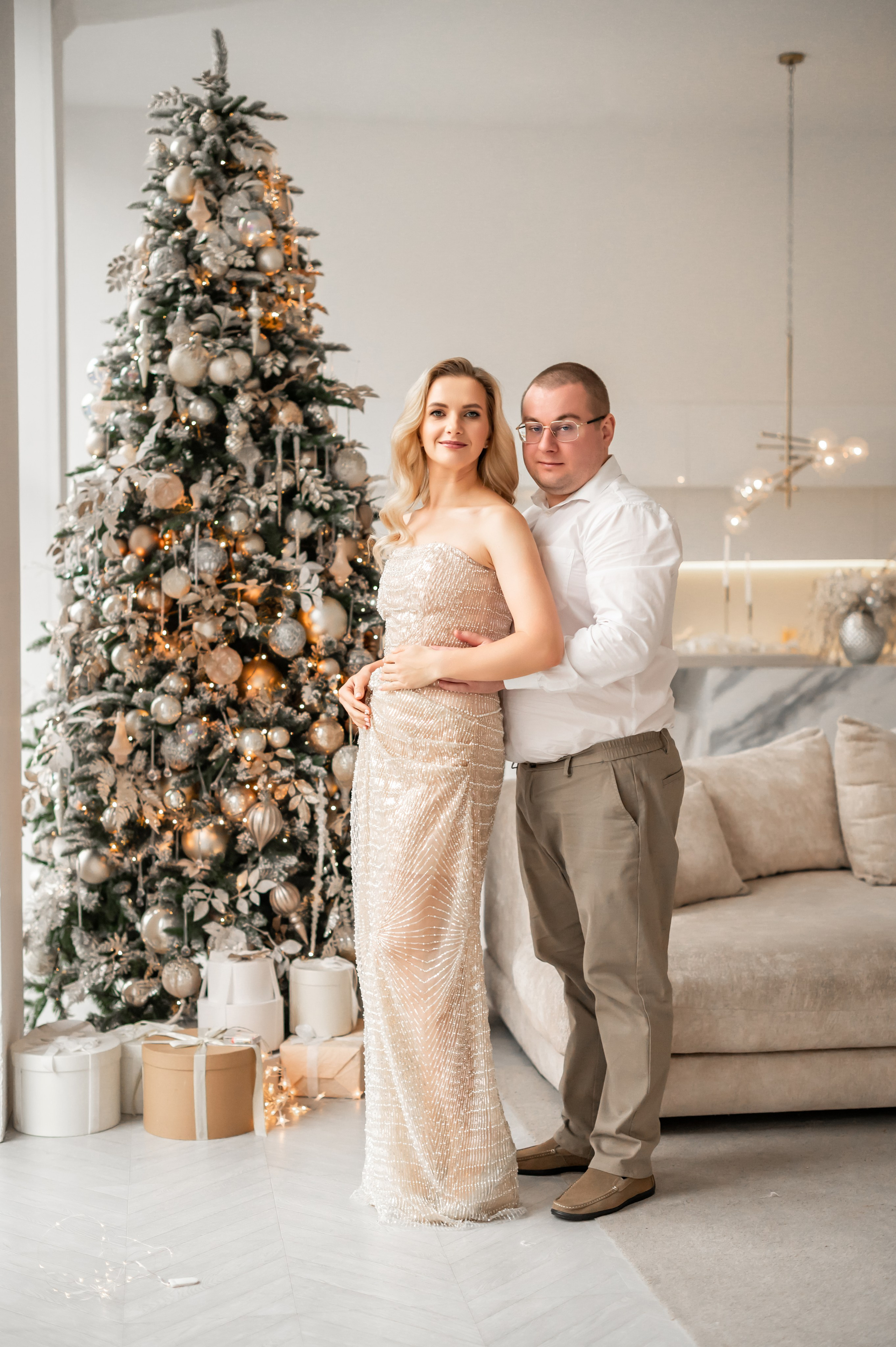 Семья Екатерины в студии Мимика