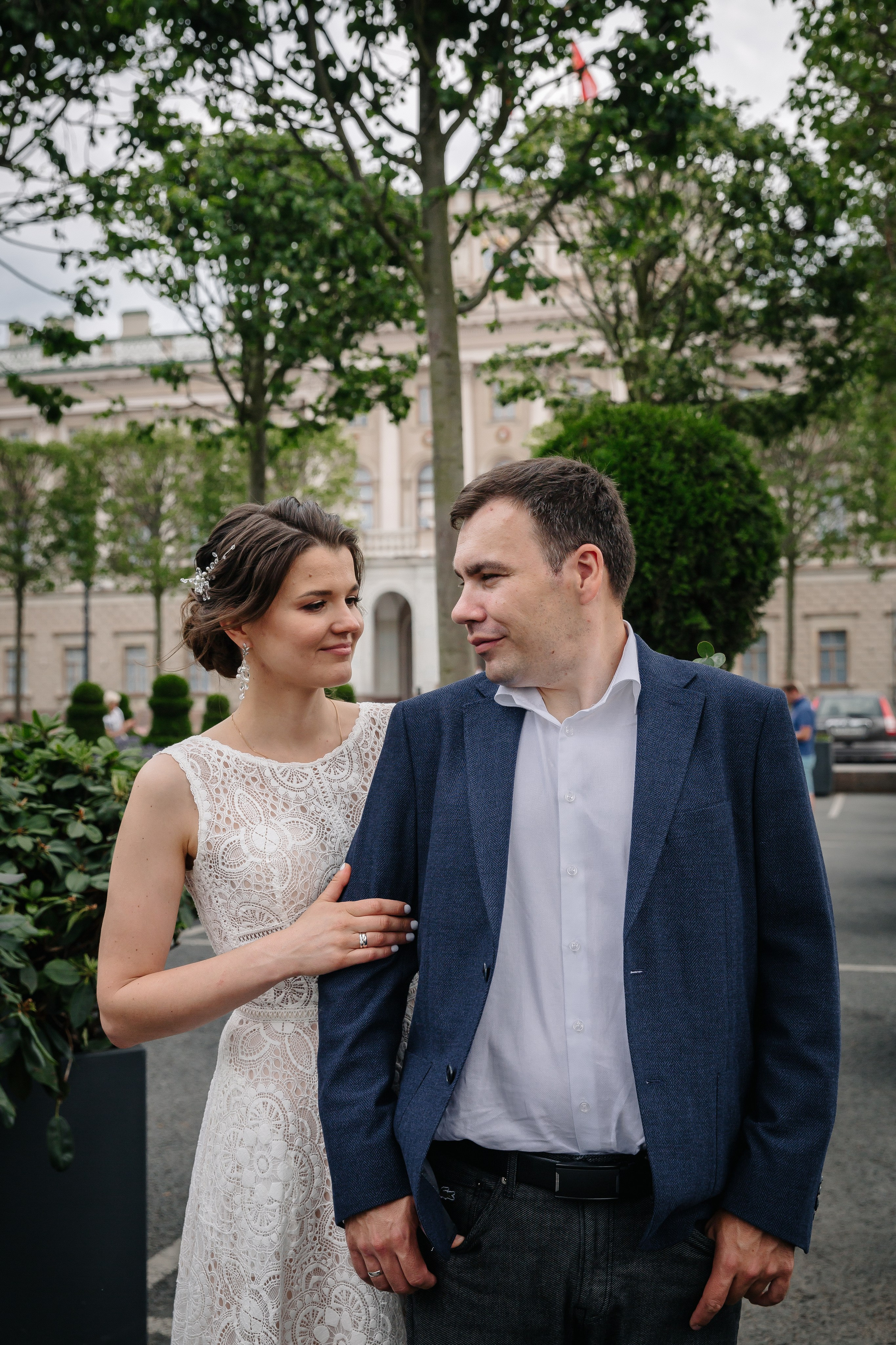 ДВОРЕЦ № 1 | Июль, Исаакиевская площадь. Свадебный фотограф в Санкт-Петербурге Полина Корзухина