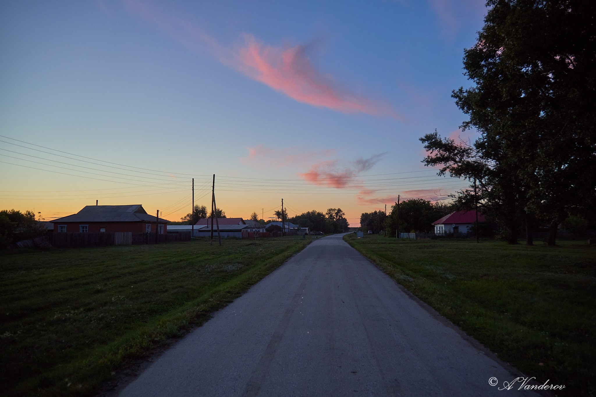Село Савкино Баганского района Новосибирской области. Фотограф Омск | Александр Вандеров
