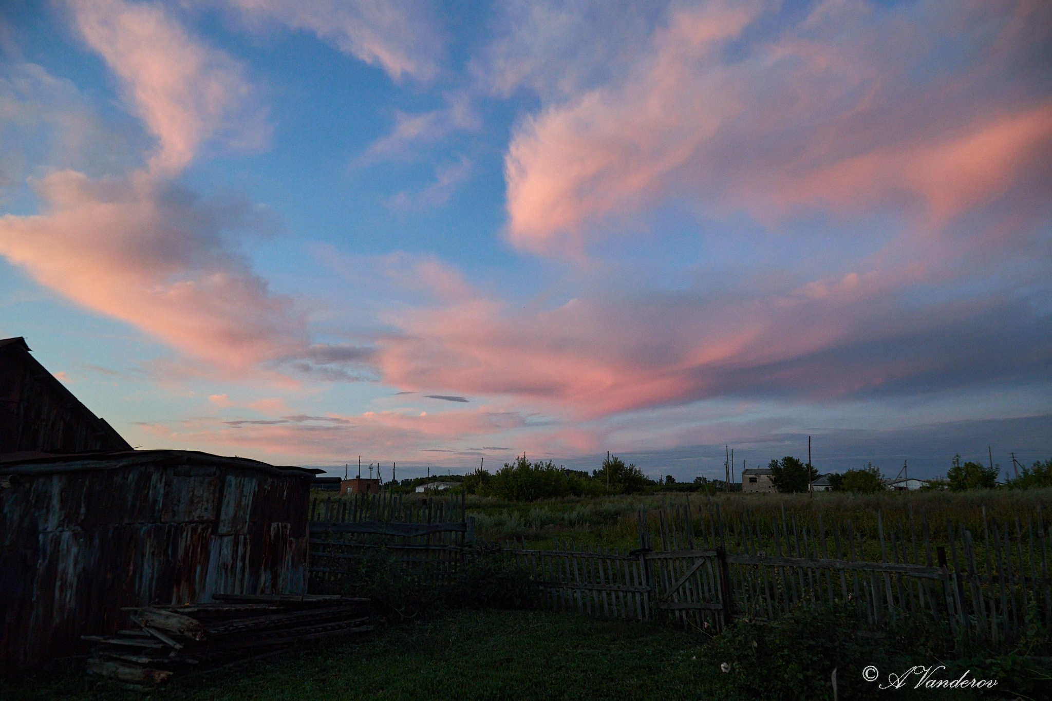 Село Савкино Баганского района Новосибирской области. Фотограф Омск | Александр Вандеров