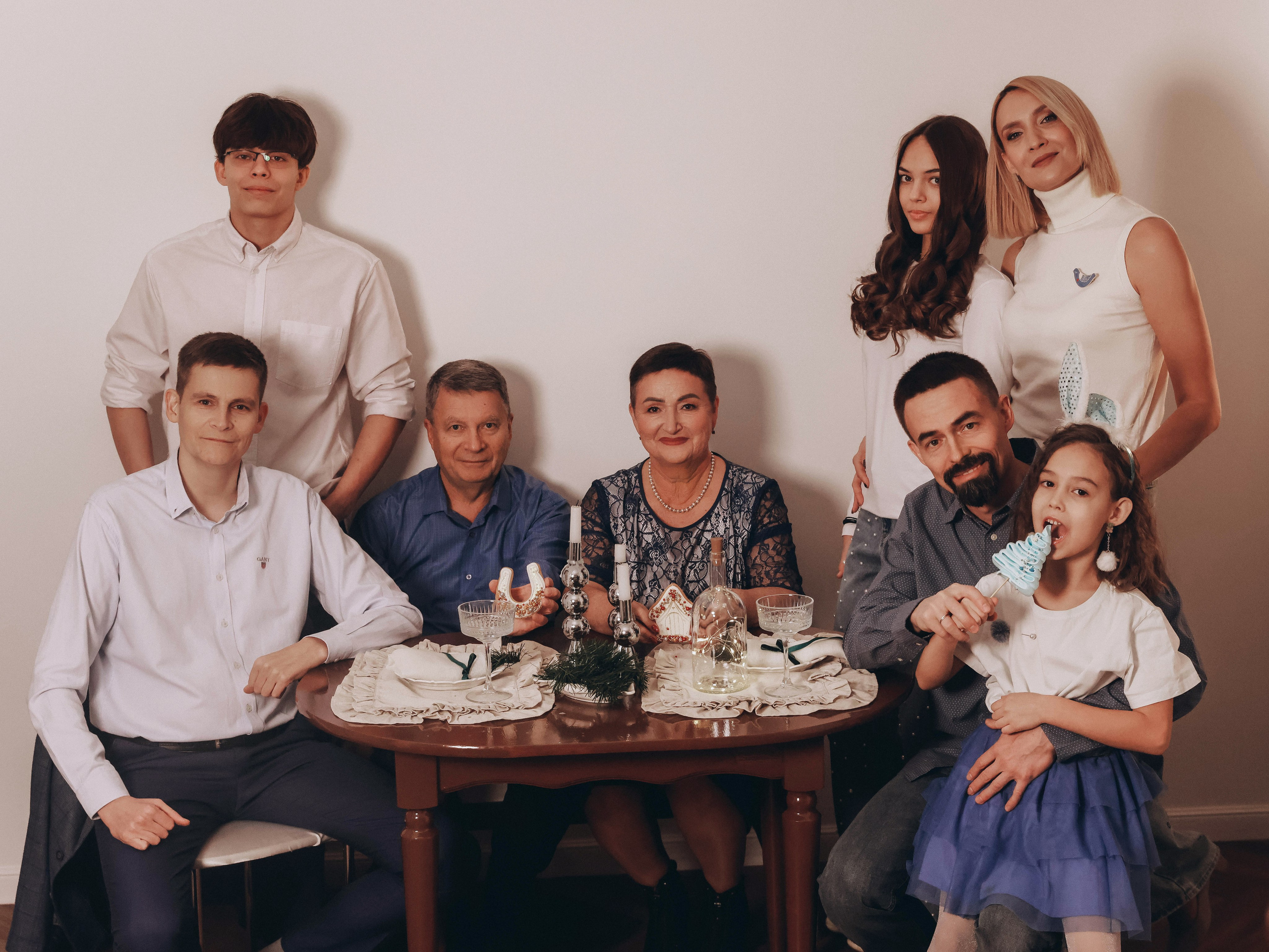 Большая семья. Мультифотограф Динара Ахмедзянова