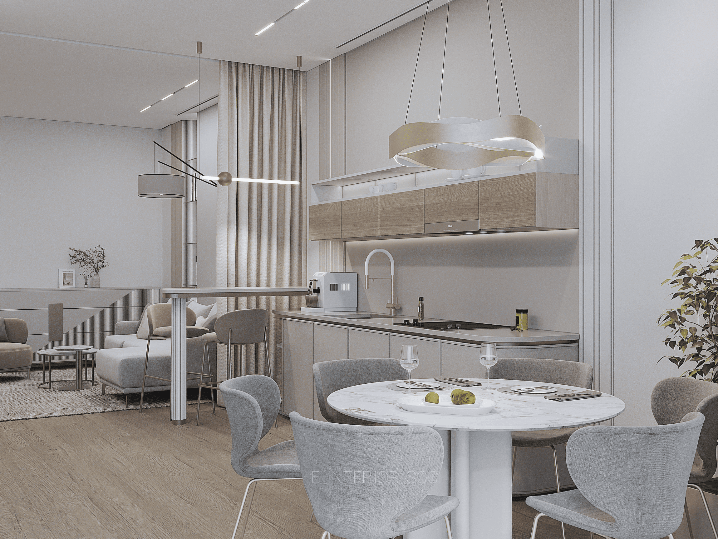 PINA_COLADA. Дизайн интерьера Евгения Тисленко