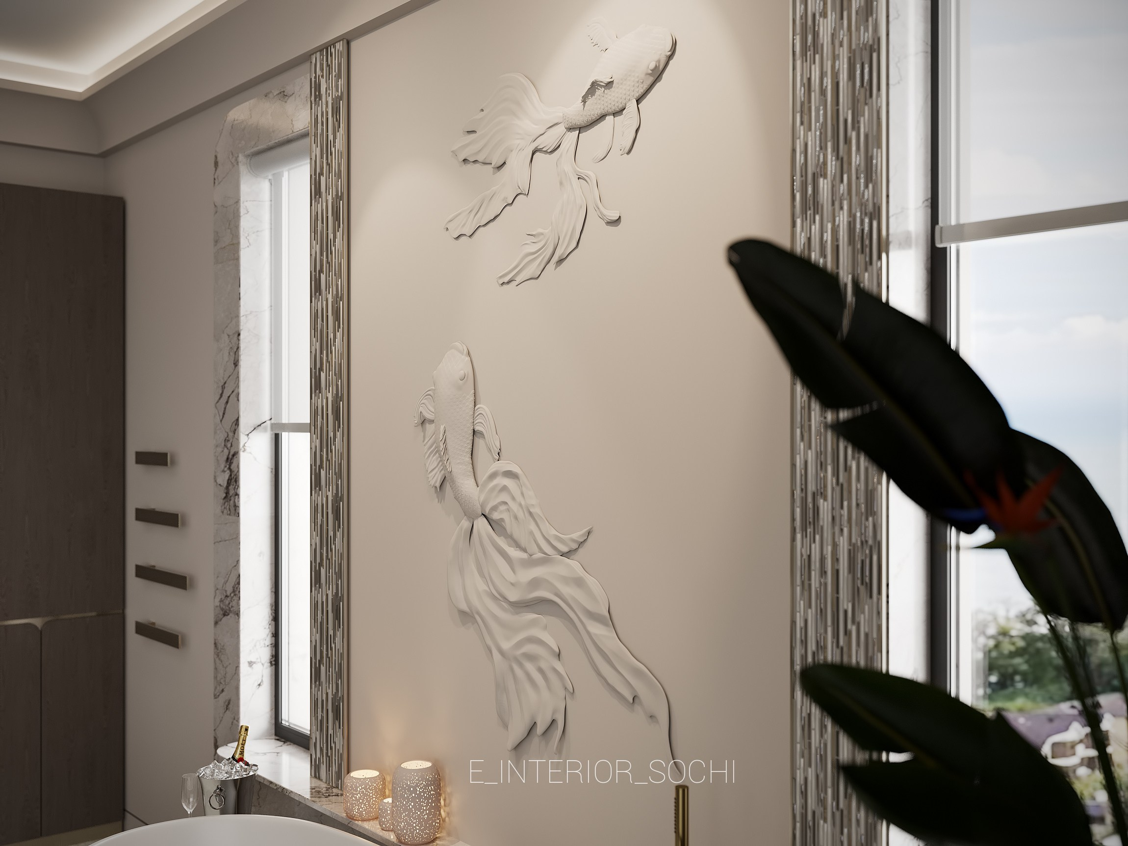 WINGSKY-STONEWOOD. Дизайн интерьера Евгения Тисленко