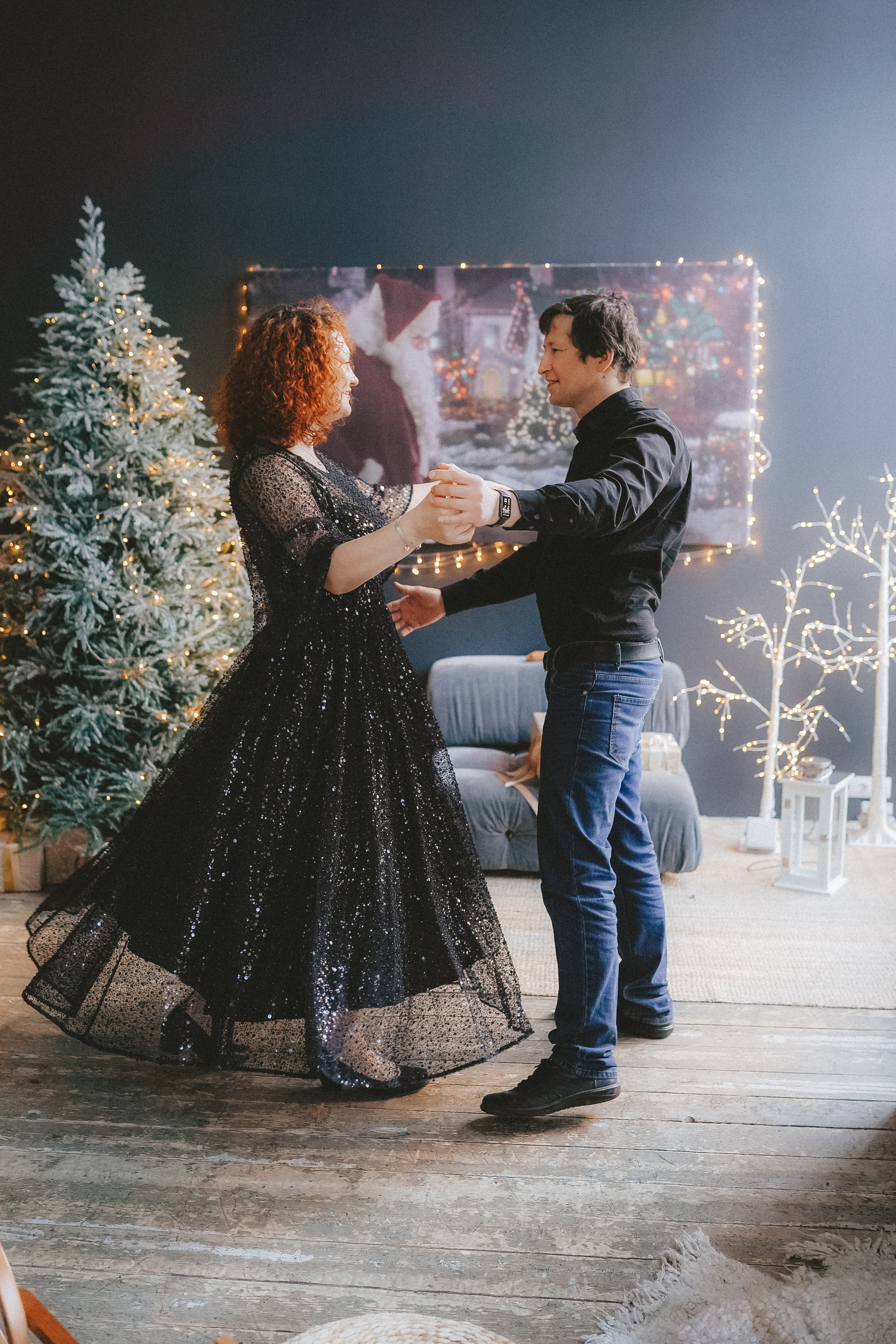 Новогодняя фотосессия Паша, Люба, Федя и Саша. Семейный lifestyle фотограф Наталья Разгуляева в Москве