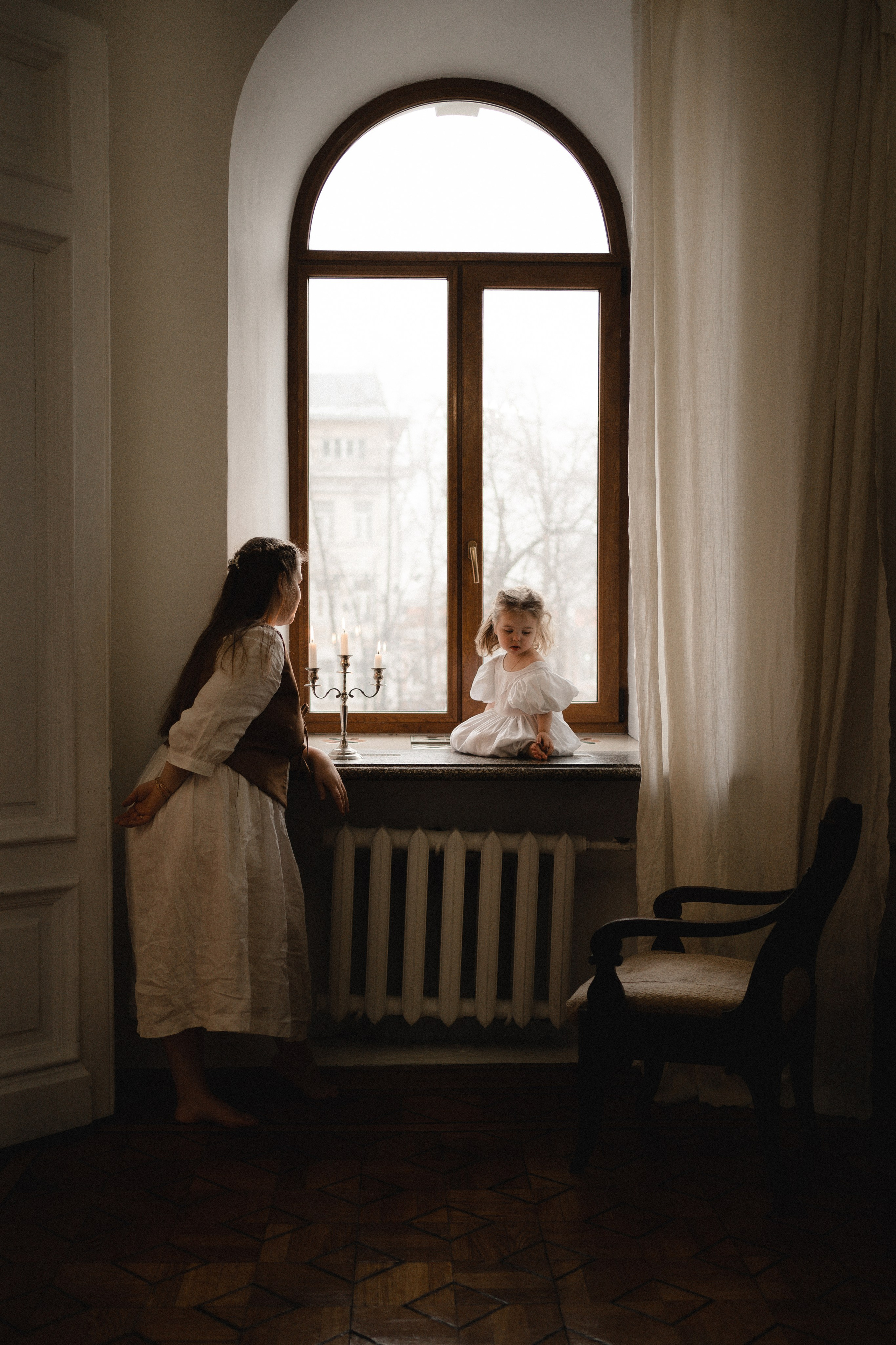 Винтажная фотосессия с дочкой. Семейный фотограф в Москве и в Домодедово Екатерина Патракова