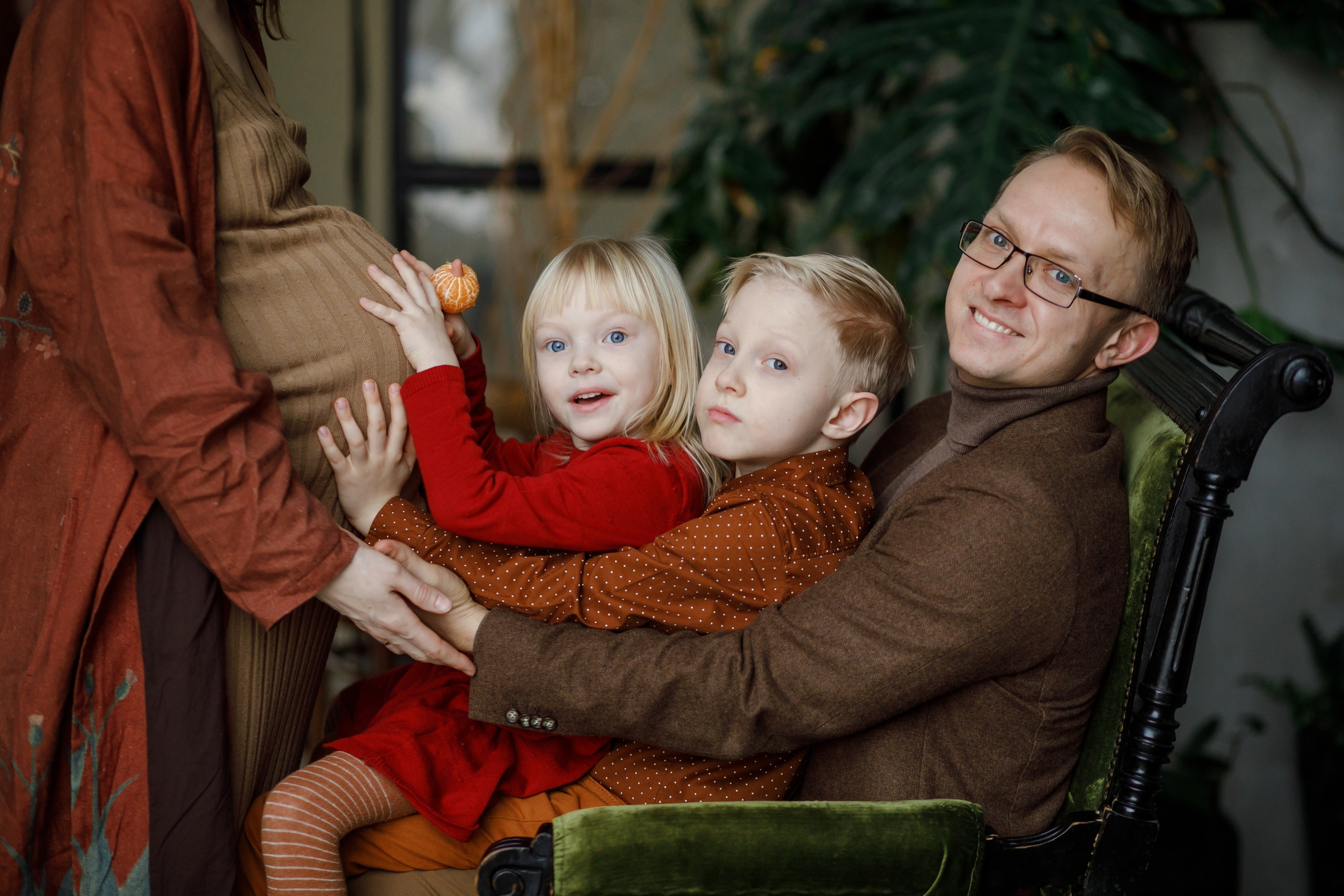 Семейное. Анюта, Даня и дети. Школьные альбомы, Семейные съемки, Портреты, Фотограф Елена Кузнецова