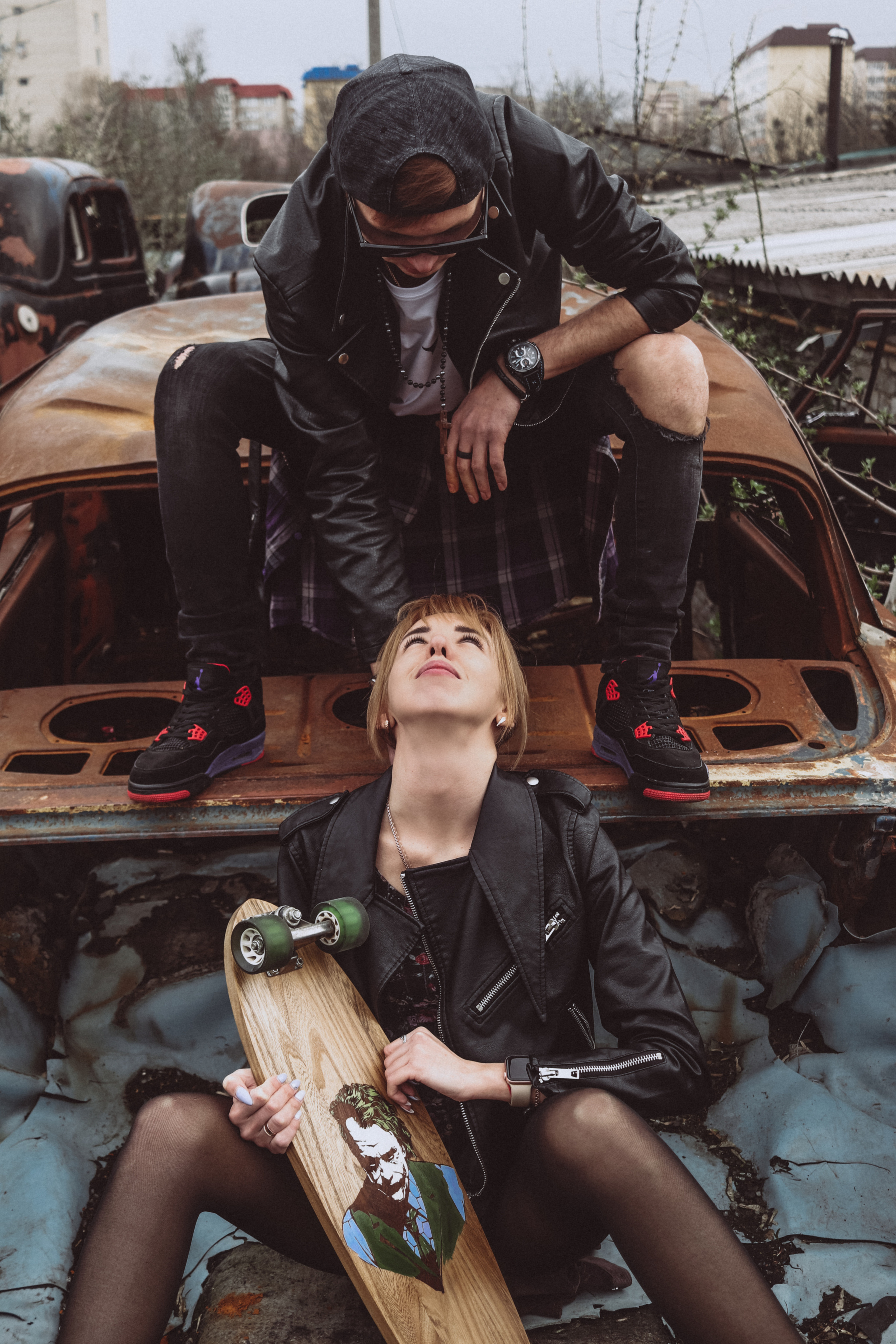 Лавстори среди старых машин. Семейный фотограф Ставрополь Варвара Воробьева