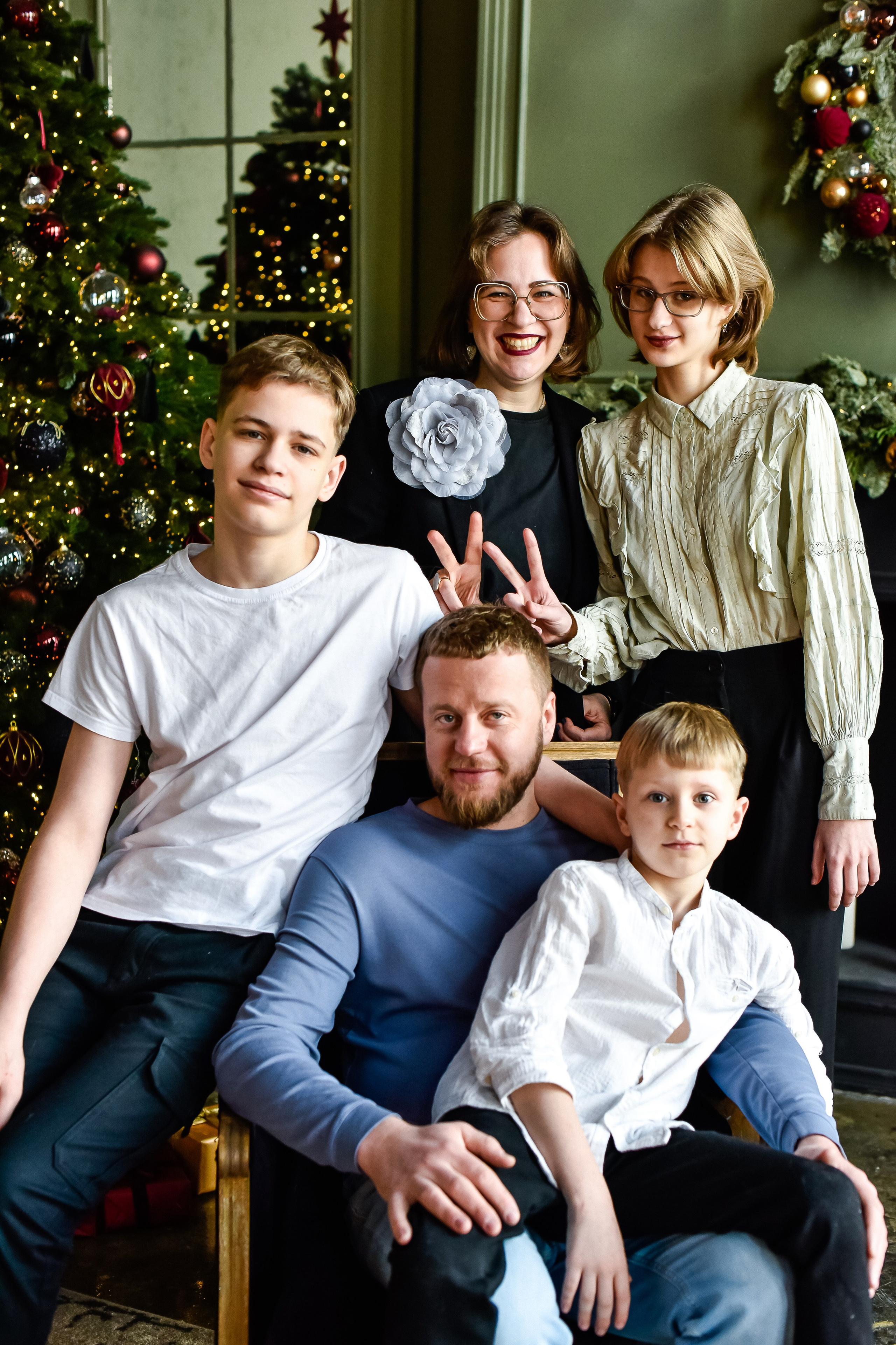 Дружная семья Настеньки