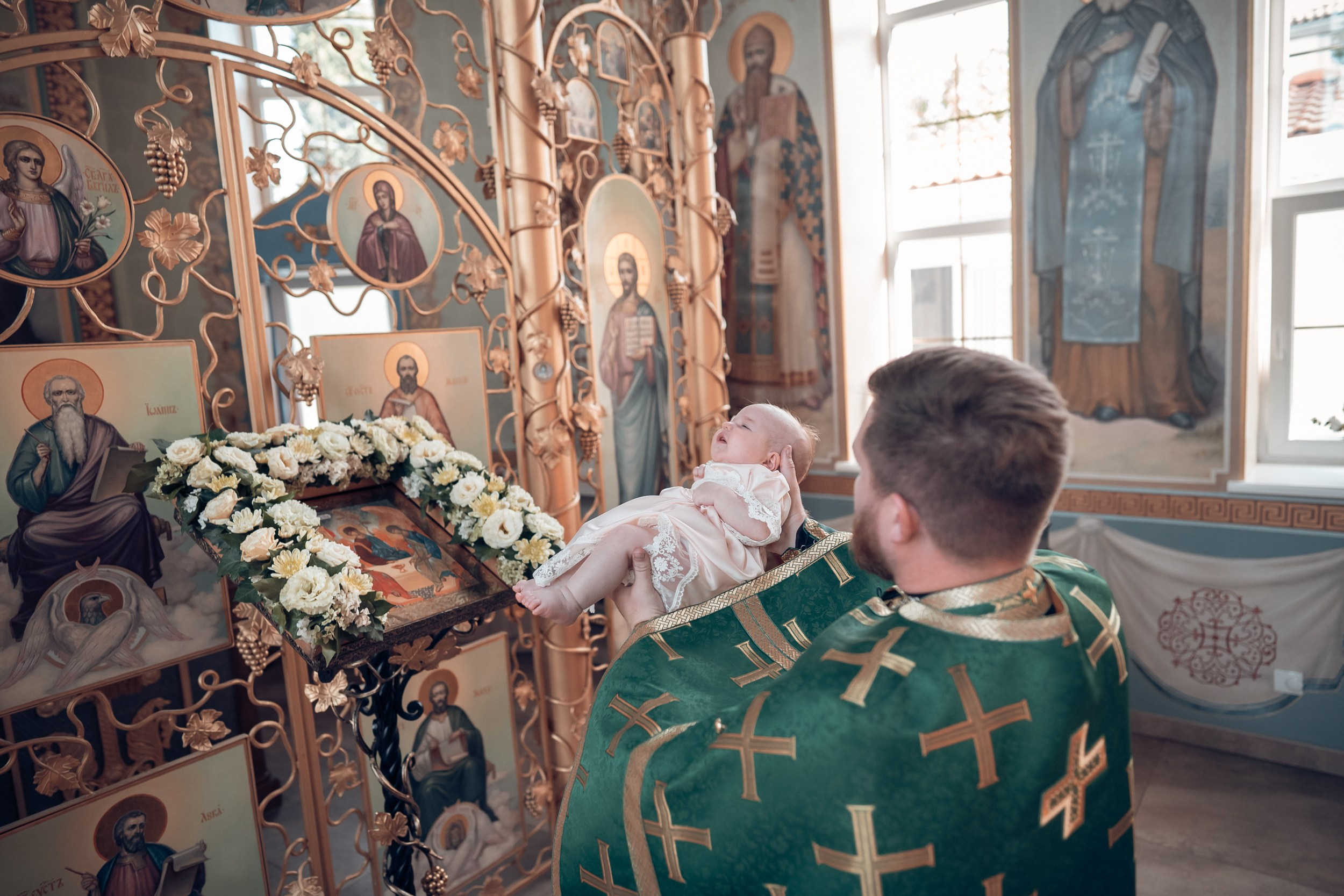 Крещение в храме ап.Андрея Первозванного г. Севастополь. Церковный фотограф Севастополь