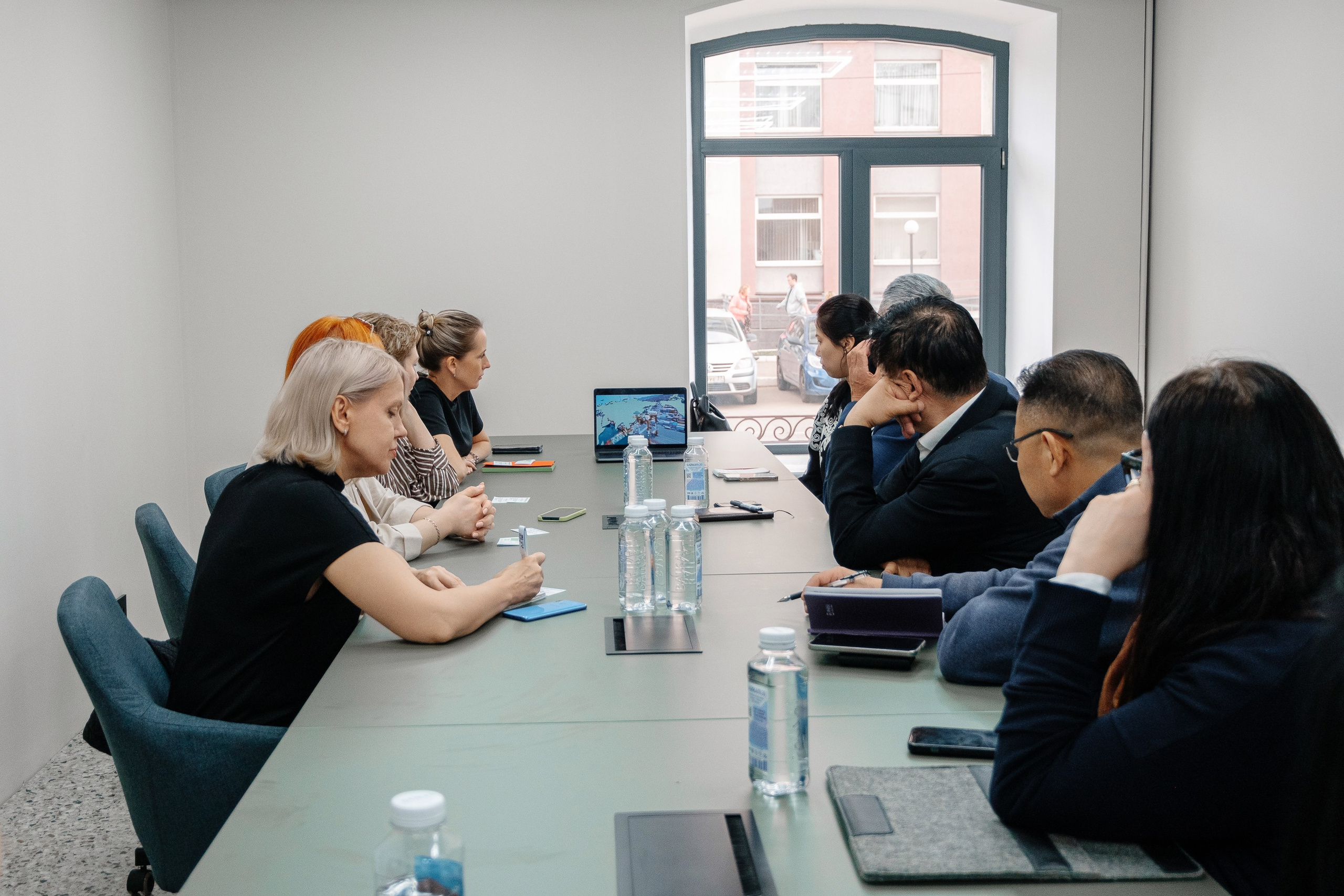 Делегация Китая в Ивановской текстильной компании