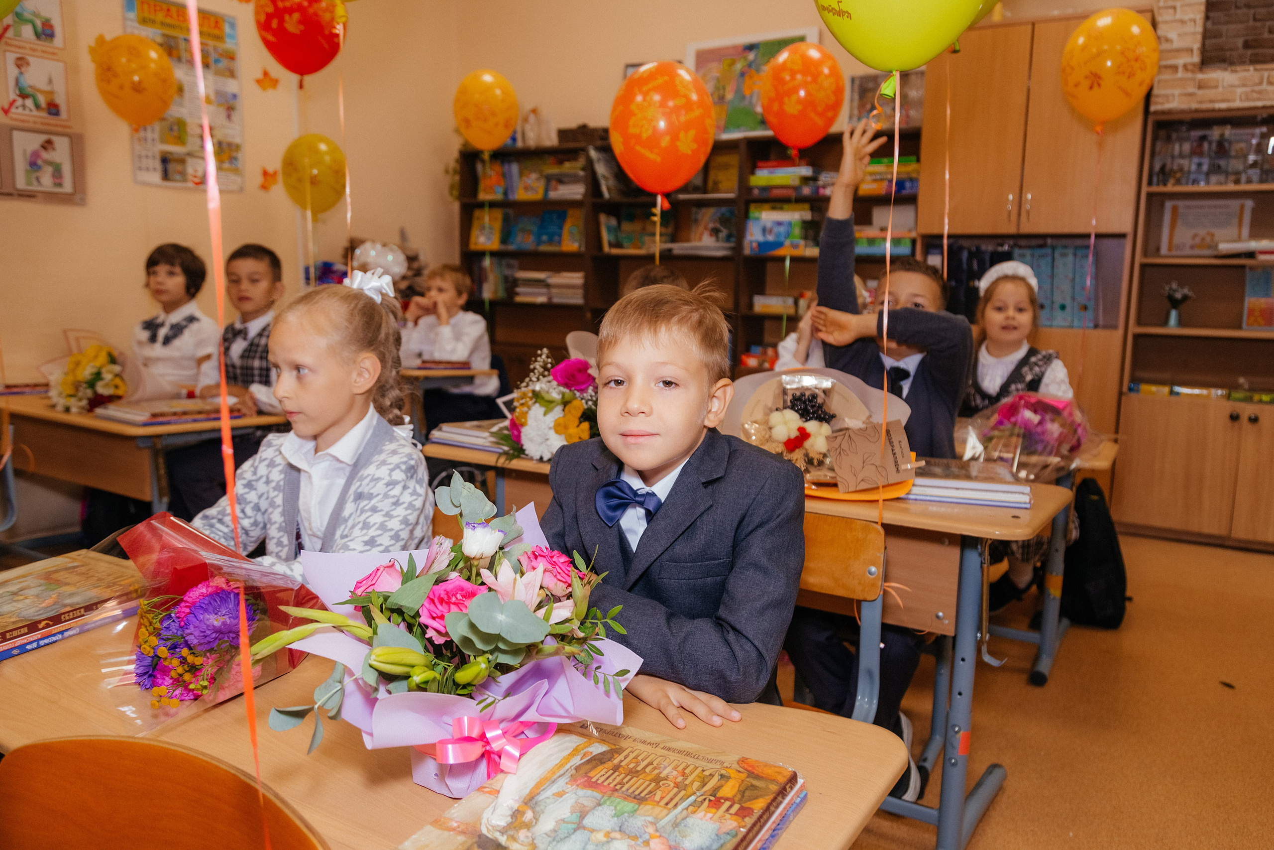 1 сентября, 1 класс. Семейный фотограф Любовь Саркеева