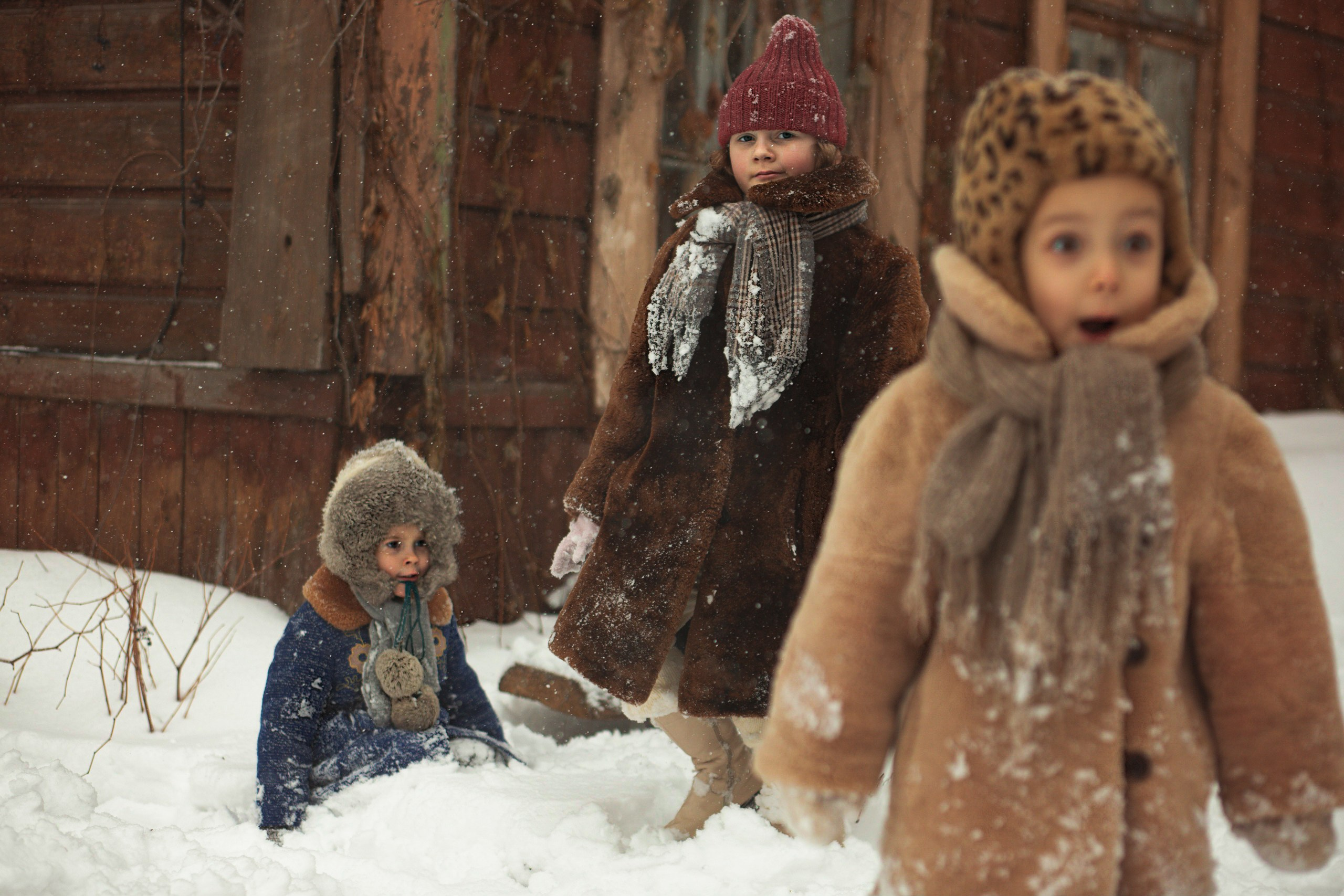Мы лепим снеговика!. Съемка Таинств Крещения Венчания, детские и семейные съемки в Пензе