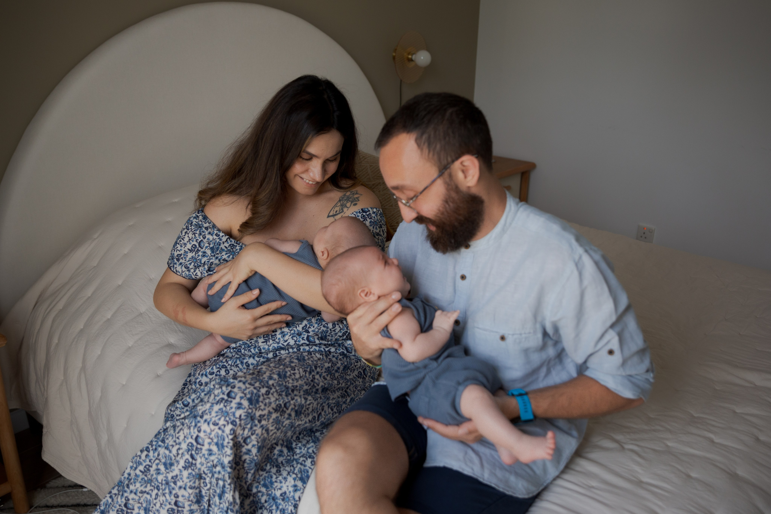 Twins Newborn Photoshoot Dubai | Cherish Moments