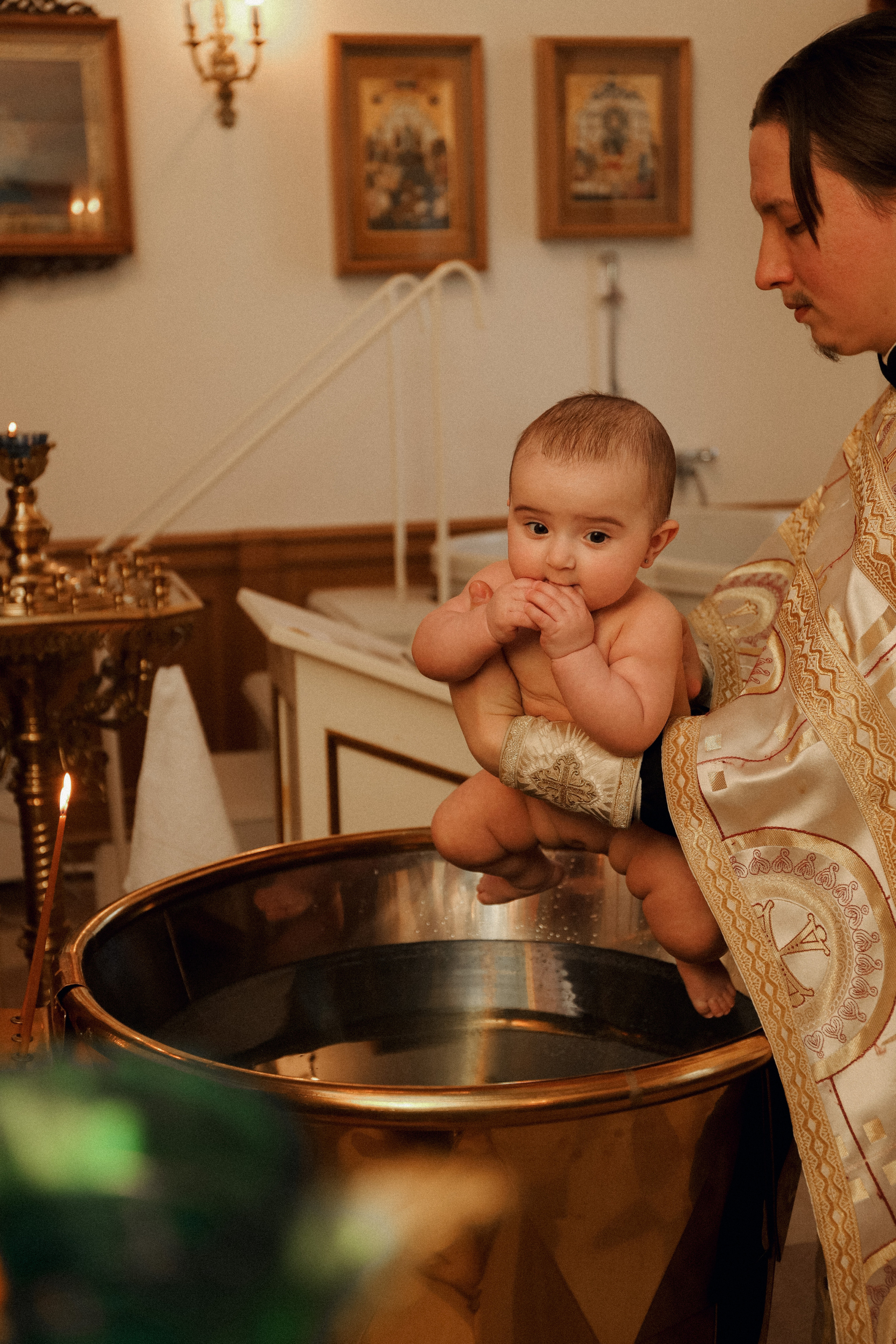 Крещение Есении. Фотограф на роды в Санкт-Петербурге, семейный, нью-борн Алиса Хрекова