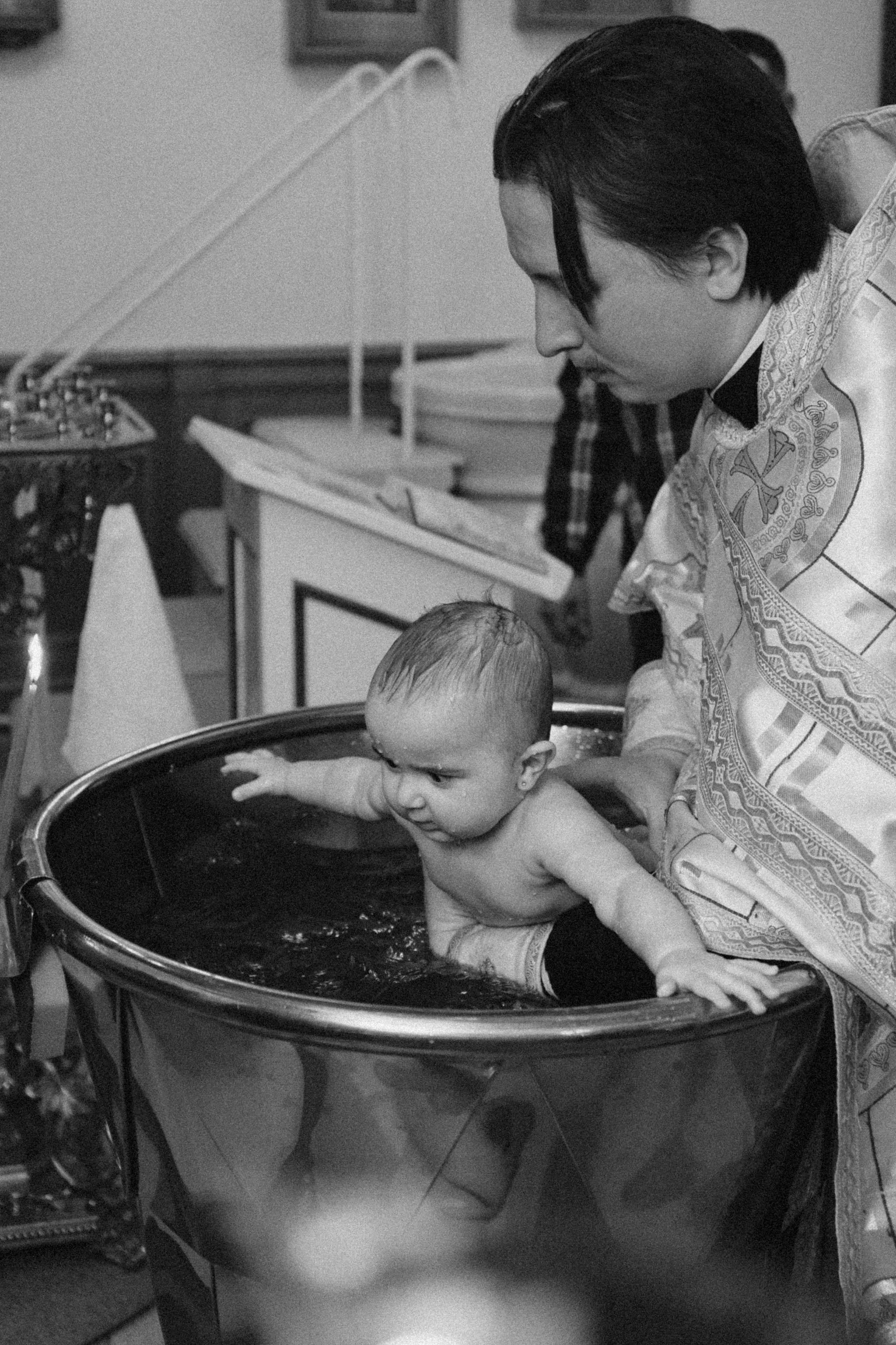 Крещение Есении. Фотограф на роды в Санкт-Петербурге, семейный, нью-борн Алиса Хрекова