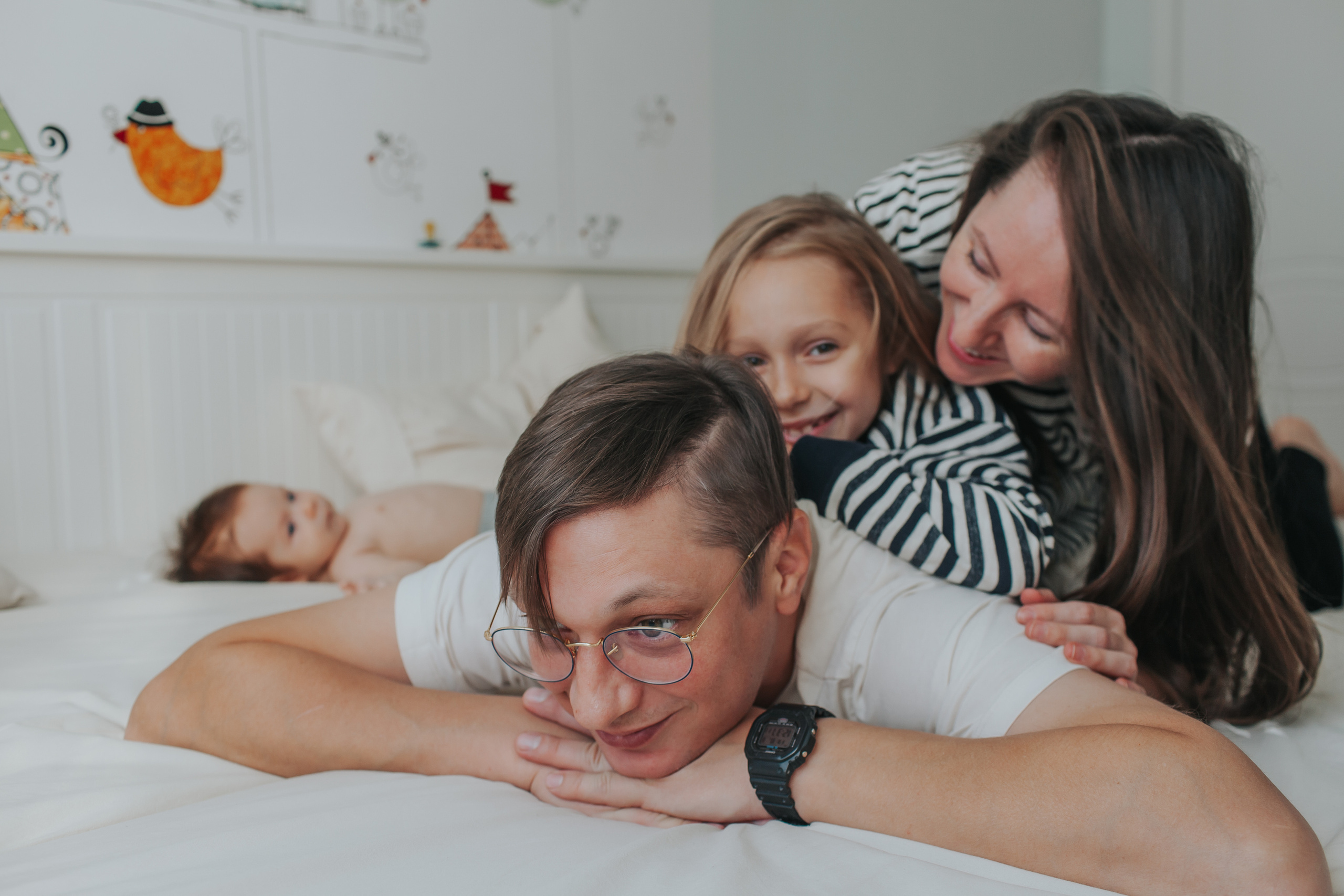 Семейная фотосессия дома. Семейный фотограф в Москве Наталья Чуб, заказать Фотокнигу